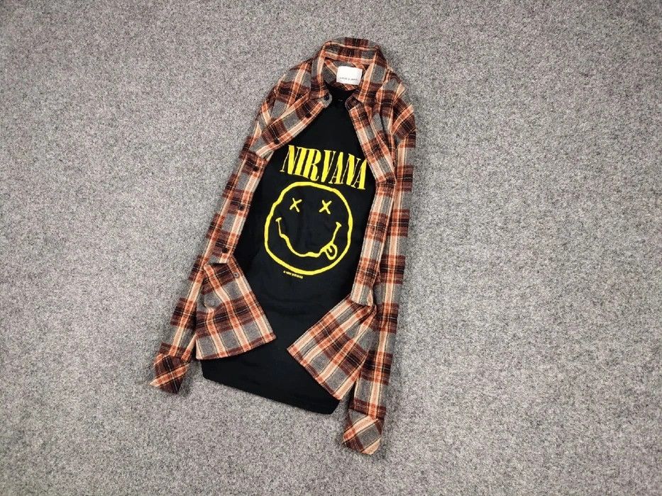 Flannel Vintage Samsoe Samsoe Flannel Shirt Travis Scott Style Size US M / EU 48-50 / 2 - 2 Thumbnail
