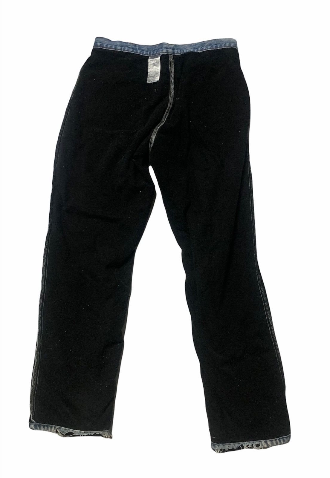 Carhartt × Vintage VINTAGE CARHARTT FLEECE WARM LINED RIPPED DENIM Size US 35 - 2 Thumbnail