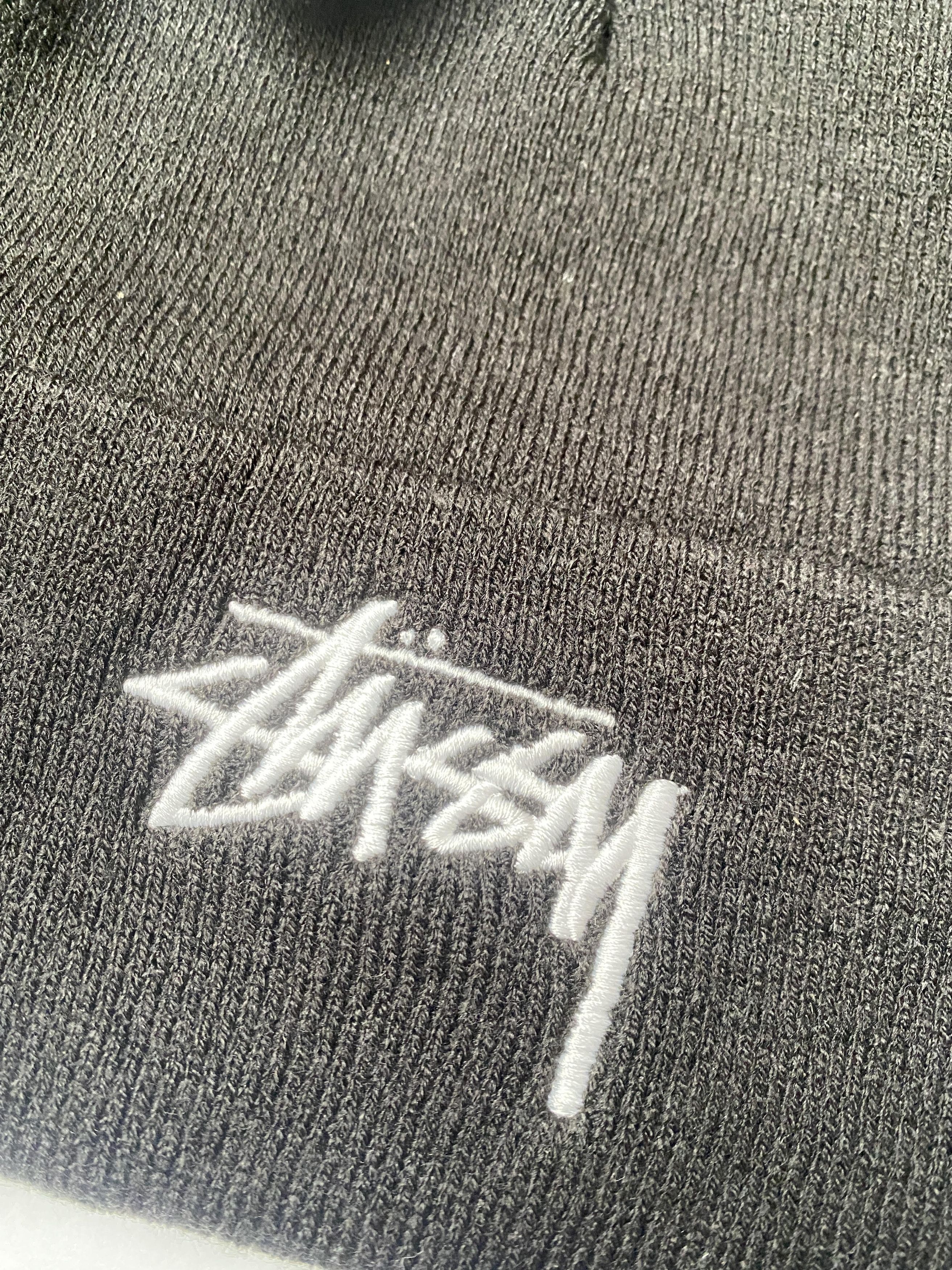 Nike × Stussy Nike × Stussy cuffed beanie black Embroidered acrylic Size ONE SIZE - 2 Thumbnail