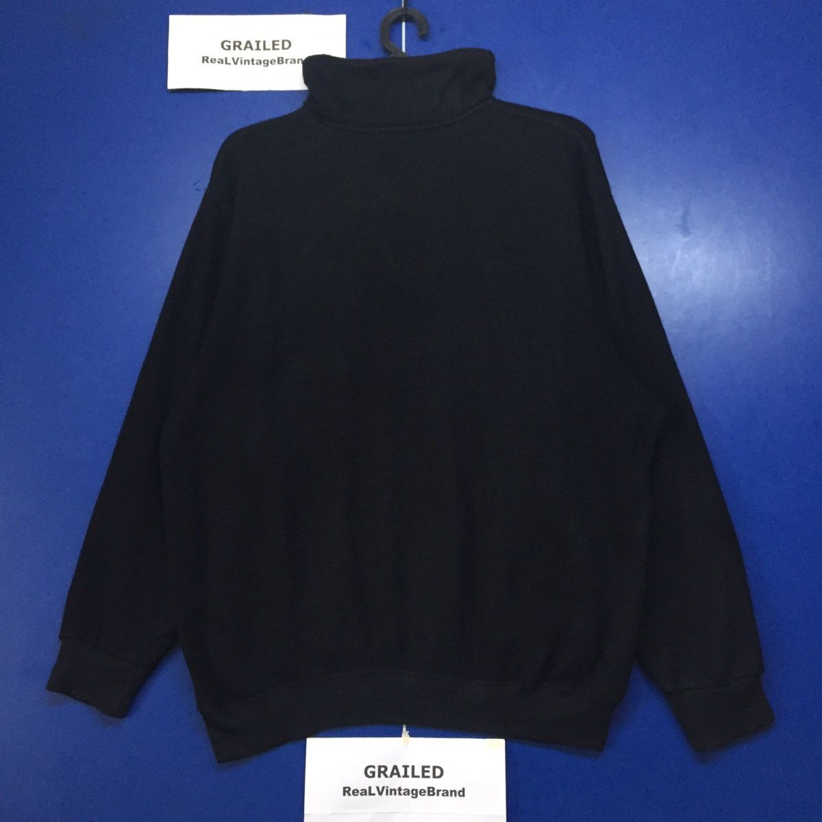 Japanese Brand × Kansai Yamamoto Vintage Kansai Yamamoto Half Zip Sweatshirt Size US L / EU 52-54 / 3 - 6 Thumbnail