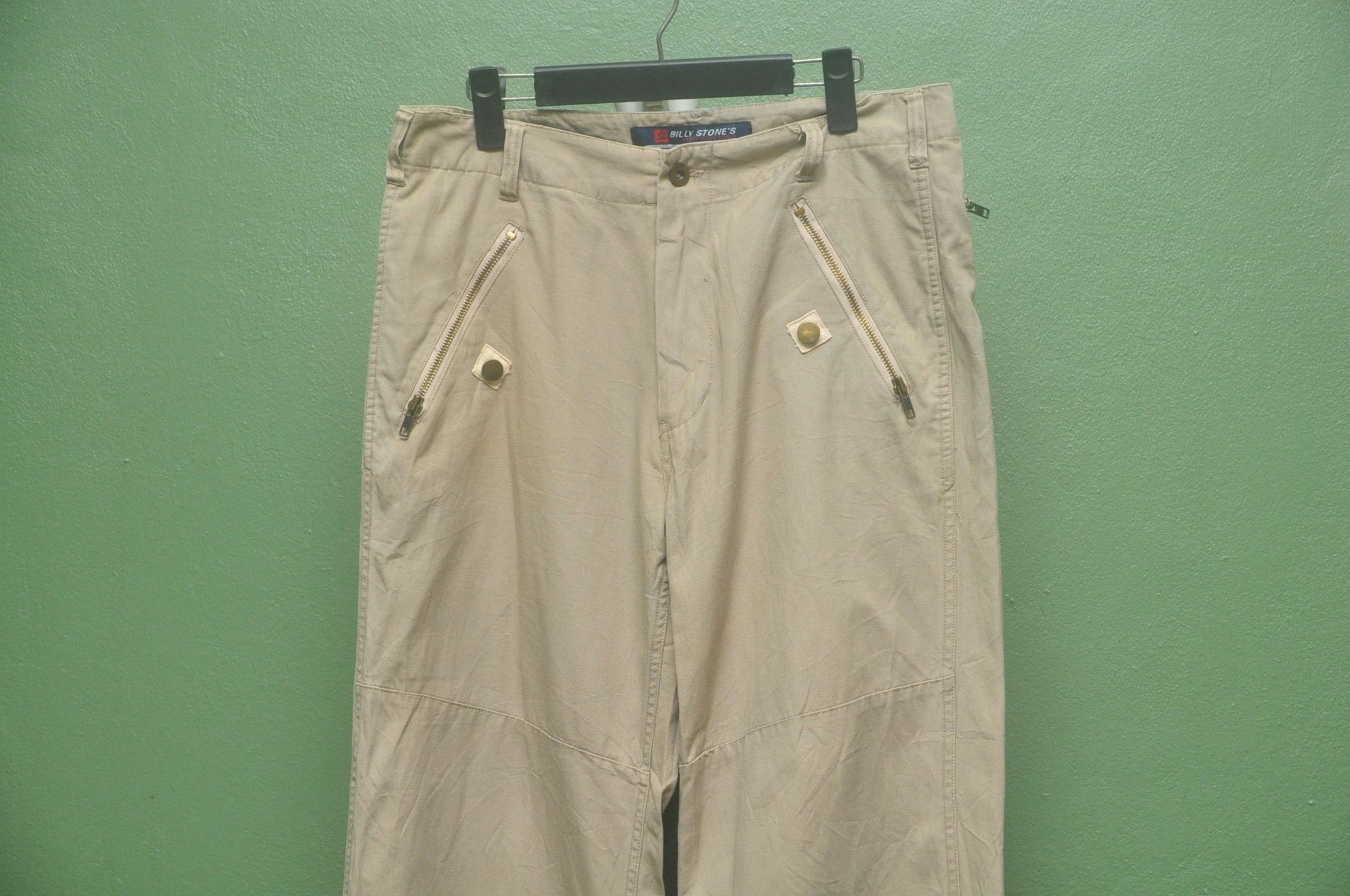 Japanese Brand × Vintage Vintage Billy Stone’s Workers Zippers Pant Japanese Style Size US 33 - 3 Thumbnail
