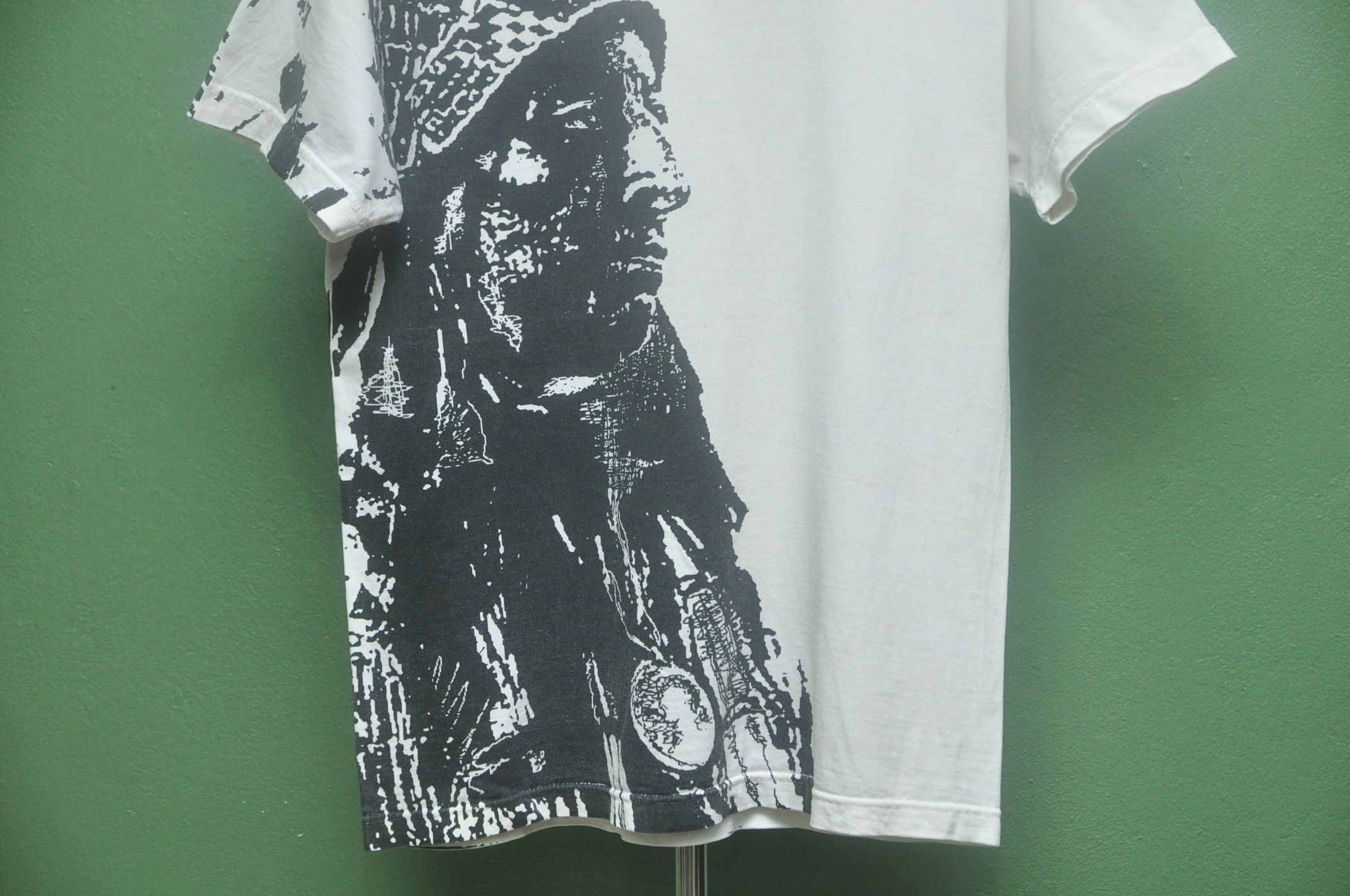 Japanese Brand Gemstore Big Logo Head Indian Made In Ogikubo White Shirt Size US M / EU 48-50 / 2 - 4 Thumbnail