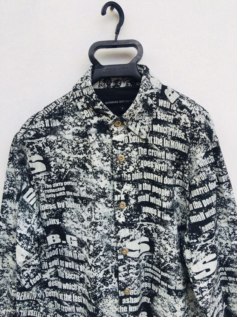 Japanese Brand Berning Sho Punk Design Tokyo Fashion Long Sleeve Size US L / EU 52-54 / 3 - 5 Thumbnail