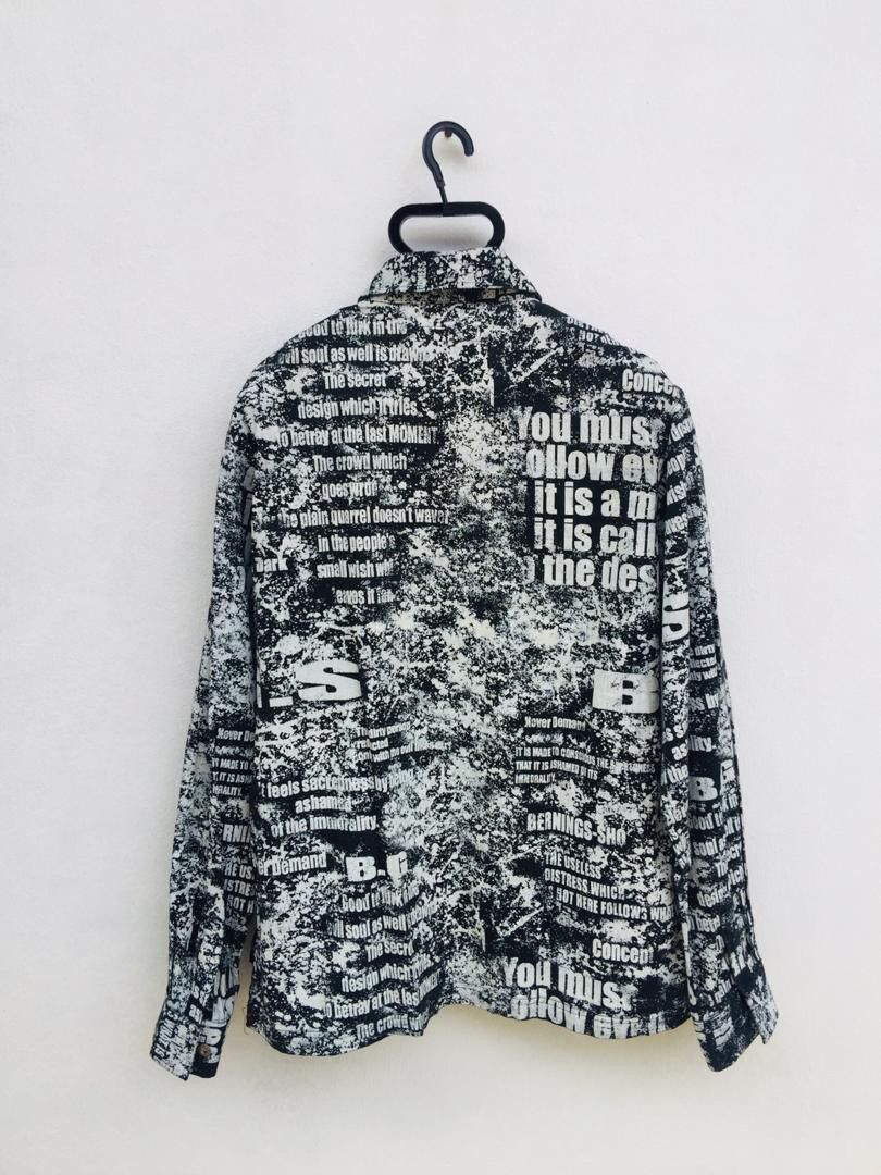 Japanese Brand Berning Sho Punk Design Tokyo Fashion Long Sleeve Size US L / EU 52-54 / 3 - 2 Thumbnail