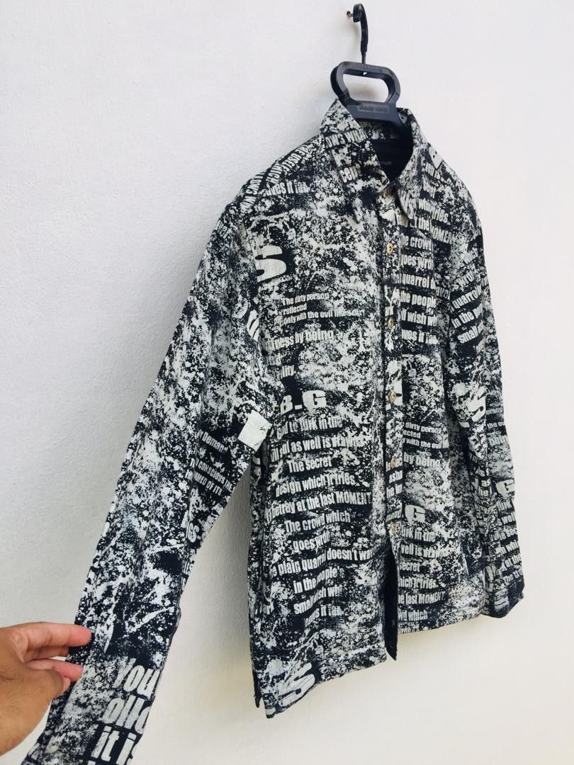 Japanese Brand Berning Sho Punk Design Tokyo Fashion Long Sleeve Size US L / EU 52-54 / 3 - 3 Thumbnail