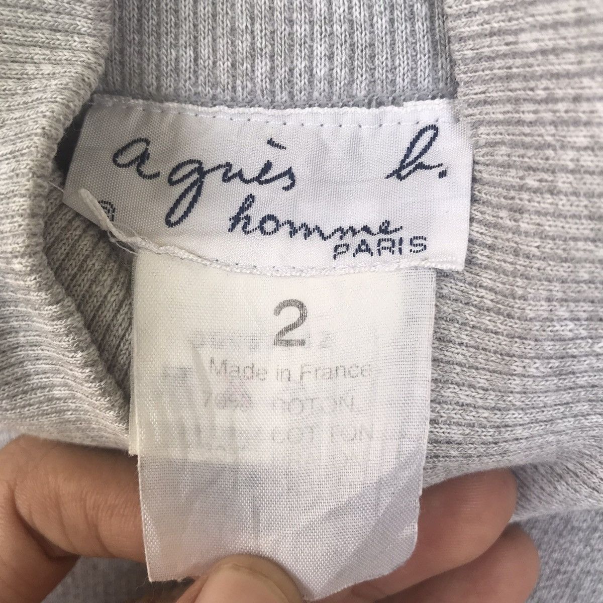 Designer × agnes b. Vintage Agnes B Turtle Neck Strechable Long sleeve Tshirt Size XS / US 0-2 / IT 36-38 - 2 Thumbnail