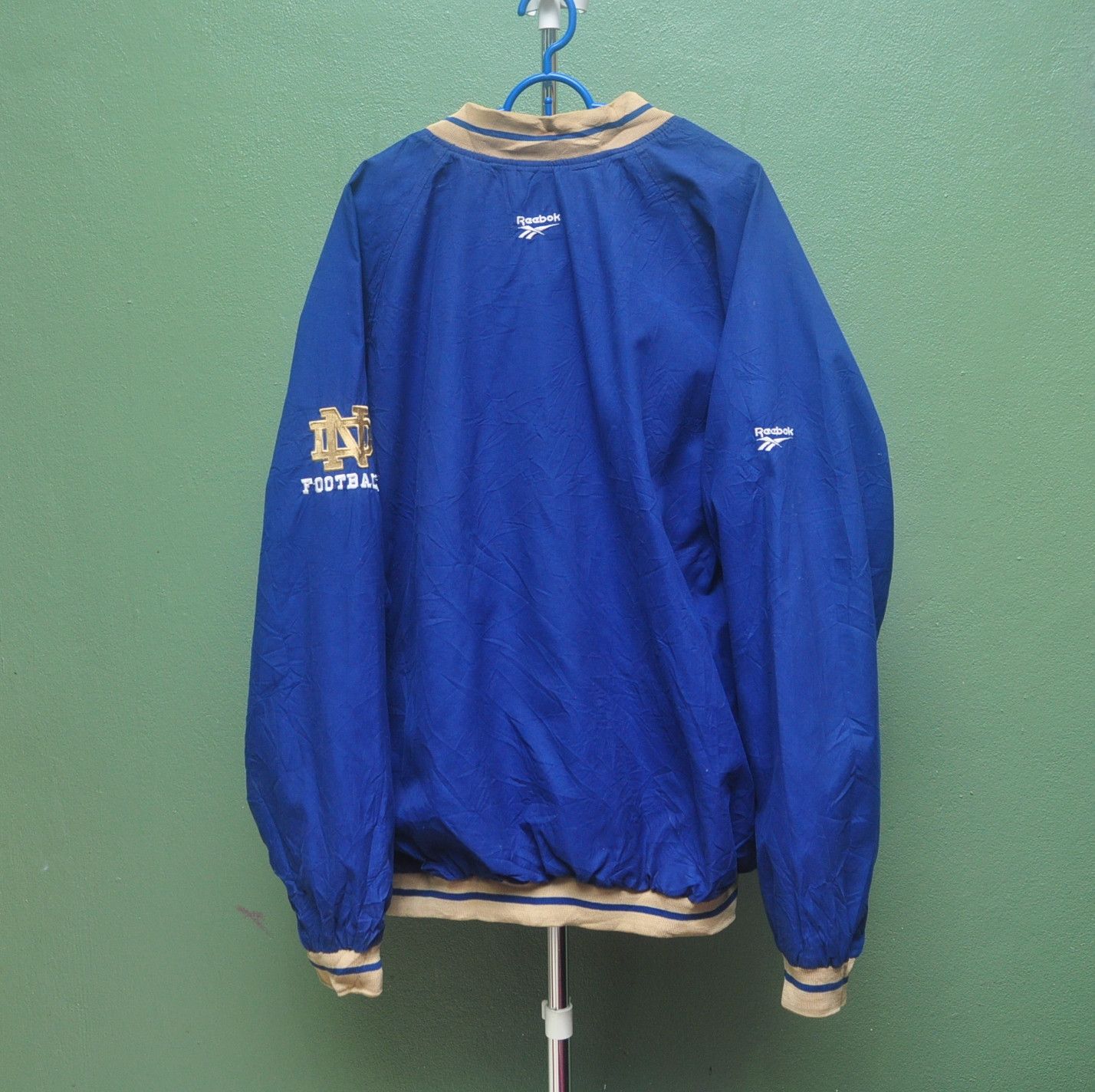 Japanese Brand × Vintage Vintage Notre Dome Football Reebok Streetwear Fashion Size US L / EU 52-54 / 3 - 2 Thumbnail