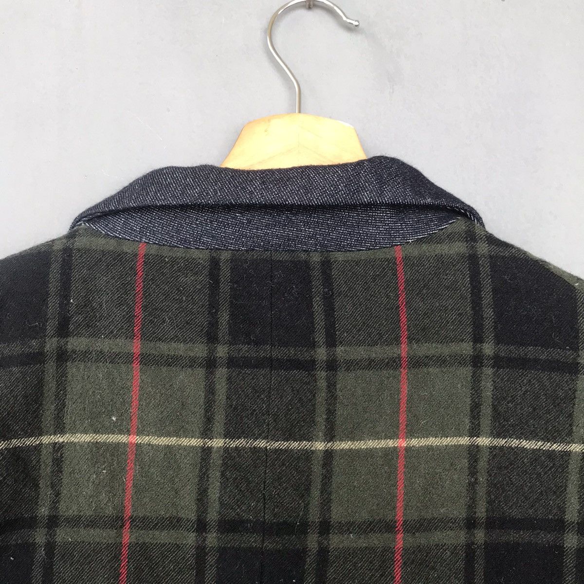 Japanese Brand × PPFM × Vintage Vintage Wool PPFM COAT BLAZER Tartan design Size 46R - 7 Thumbnail