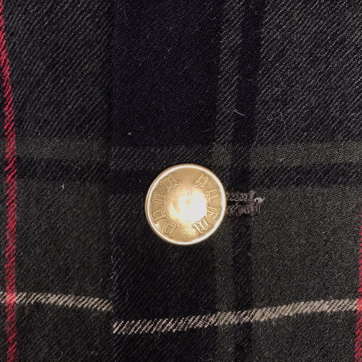 Japanese Brand × PPFM × Vintage Vintage Wool PPFM COAT BLAZER Tartan design Size 46R - 2 Thumbnail