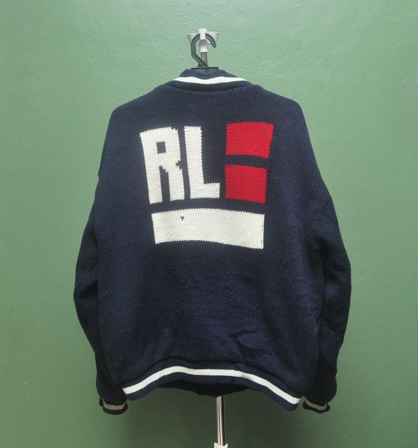 Japanese Brand Vintage RL 67 Big Logo Knit Streetwear Fashion Style Size US L / EU 52-54 / 3 - 2 Thumbnail