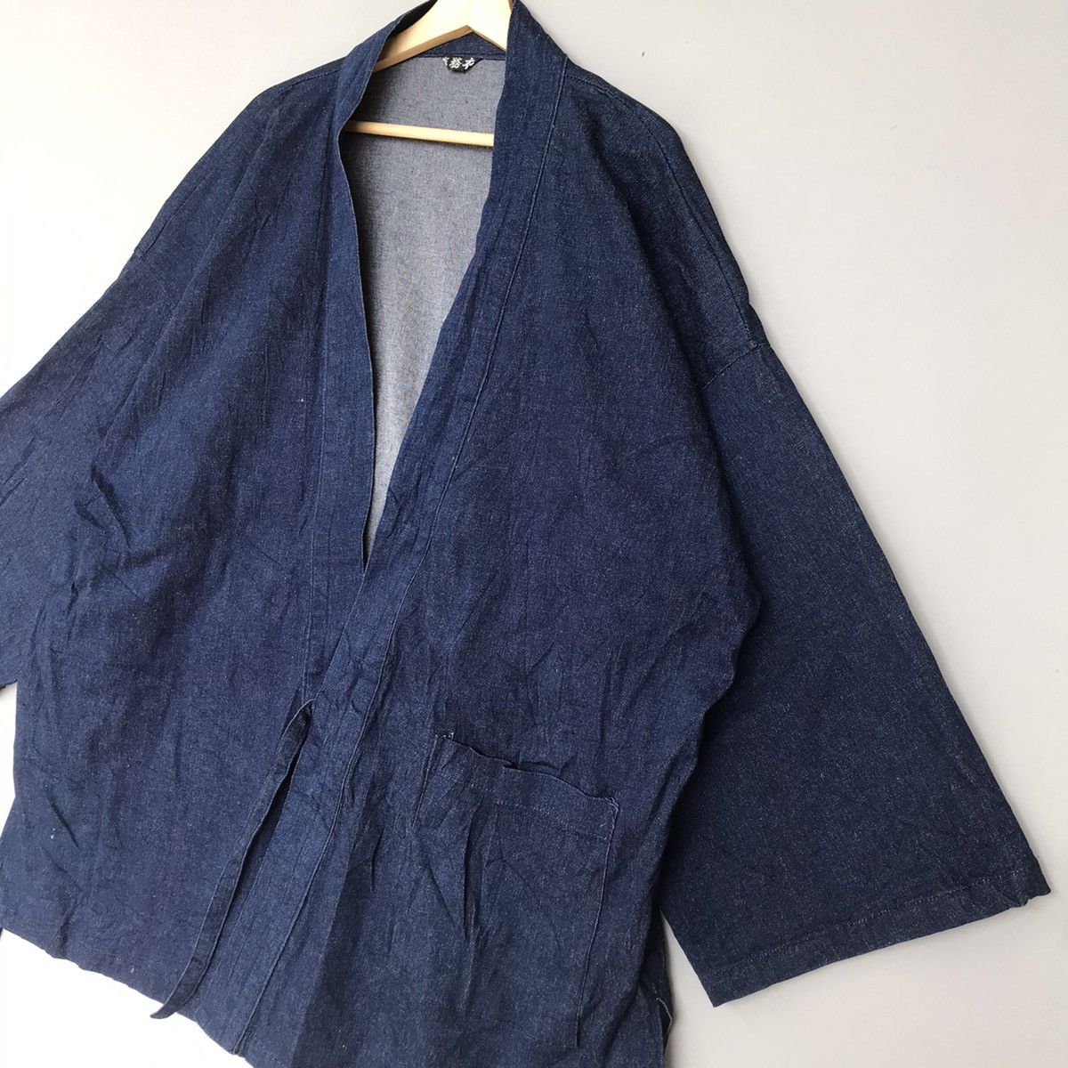 Indigo × Japanese Brand Vtg Indigo Kimono Japanese Tradisional Visvim Kapital style Size US L / EU 52-54 / 3 - 4 Thumbnail