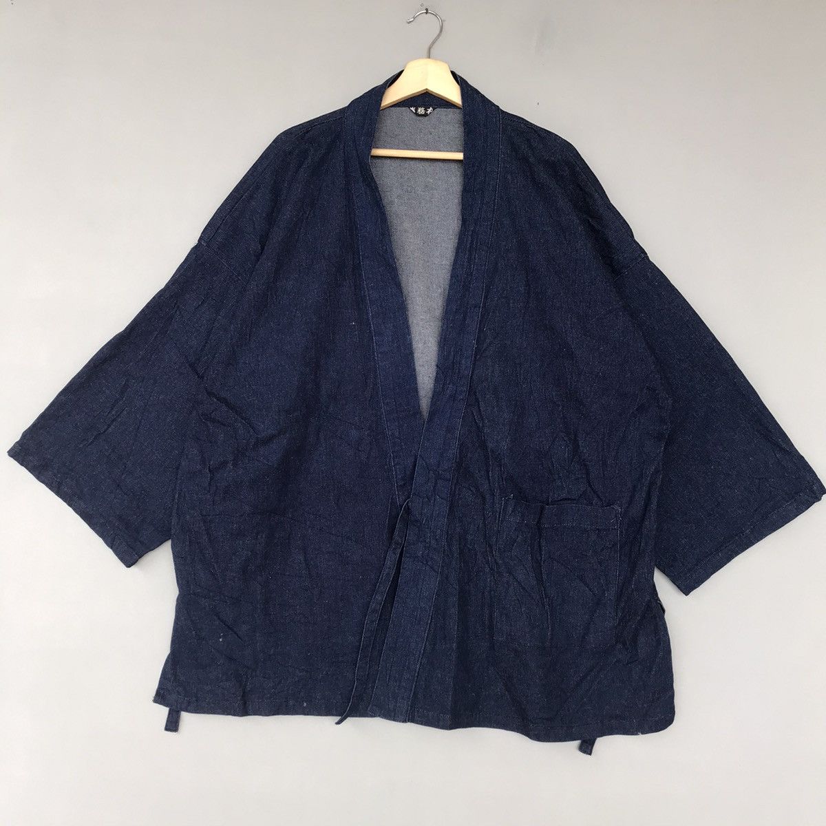 Indigo × Japanese Brand Vtg Indigo Kimono Japanese Tradisional Visvim Kapital style Size US L / EU 52-54 / 3 - 1 Thumbnail