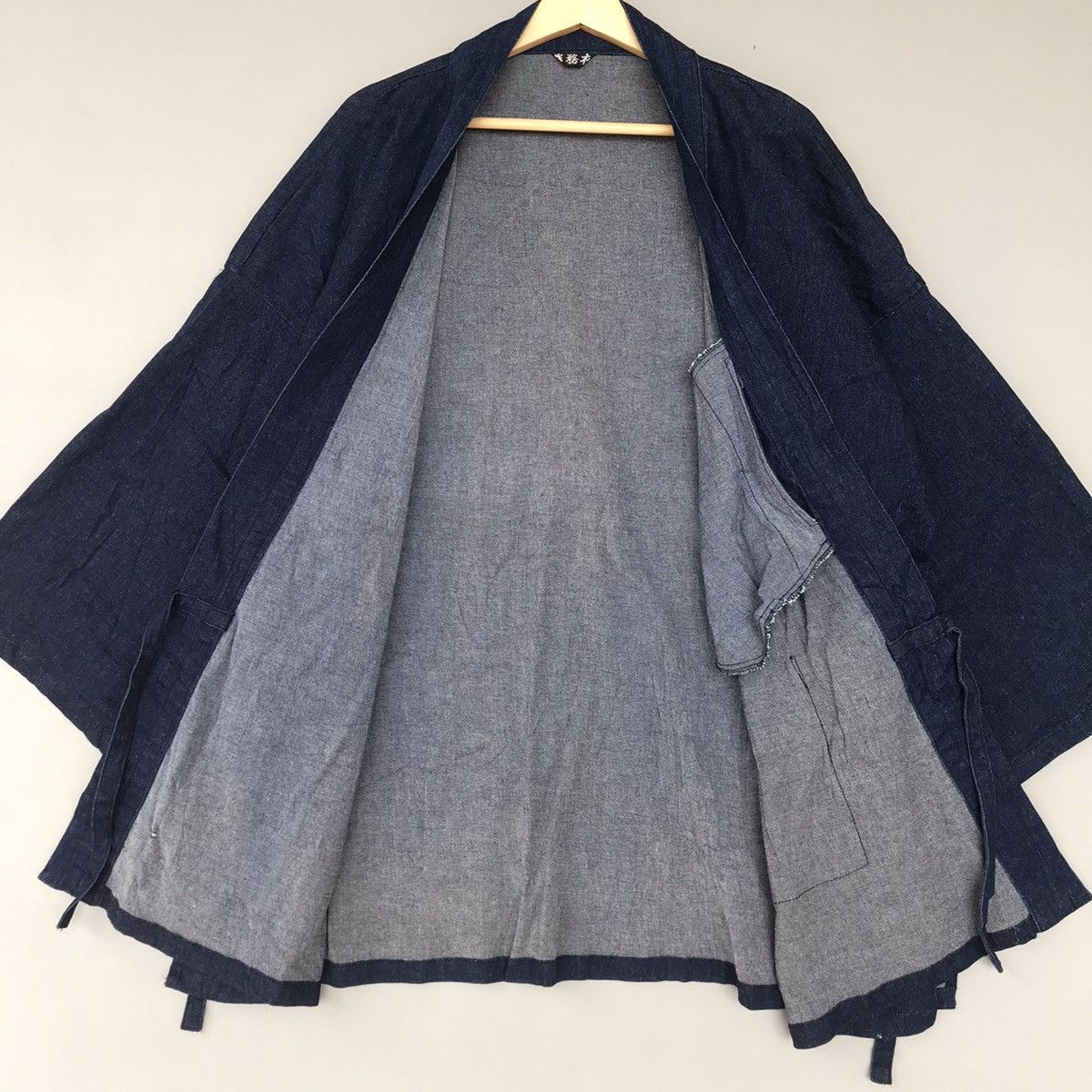 Indigo × Japanese Brand Vtg Indigo Kimono Japanese Tradisional Visvim Kapital style Size US L / EU 52-54 / 3 - 6 Thumbnail