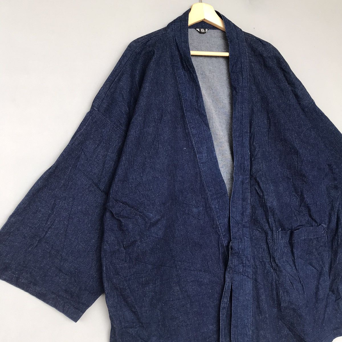 Indigo × Japanese Brand Vtg Indigo Kimono Japanese Tradisional Visvim Kapital style Size US L / EU 52-54 / 3 - 3 Thumbnail
