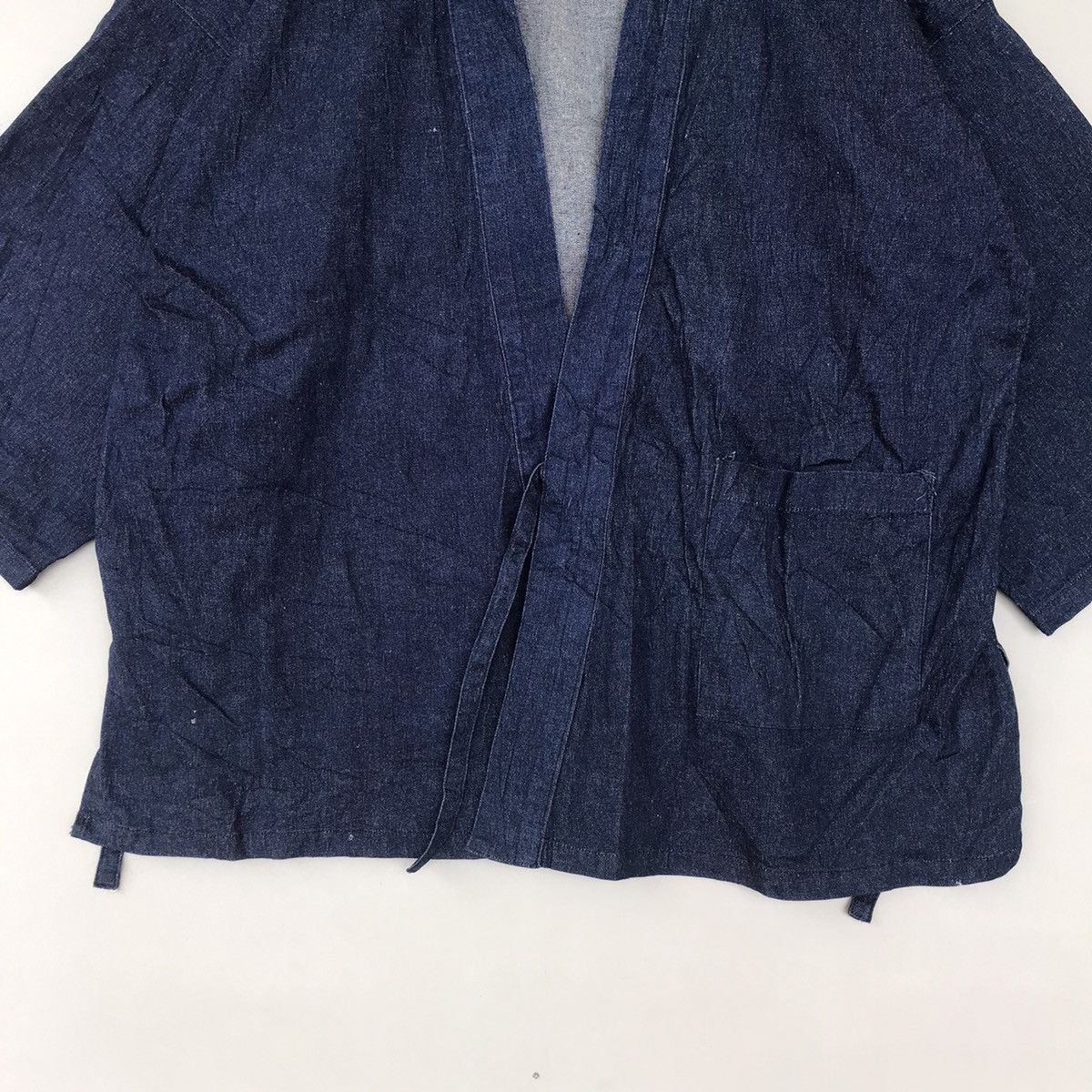 Indigo × Japanese Brand Vtg Indigo Kimono Japanese Tradisional Visvim Kapital style Size US L / EU 52-54 / 3 - 2 Thumbnail