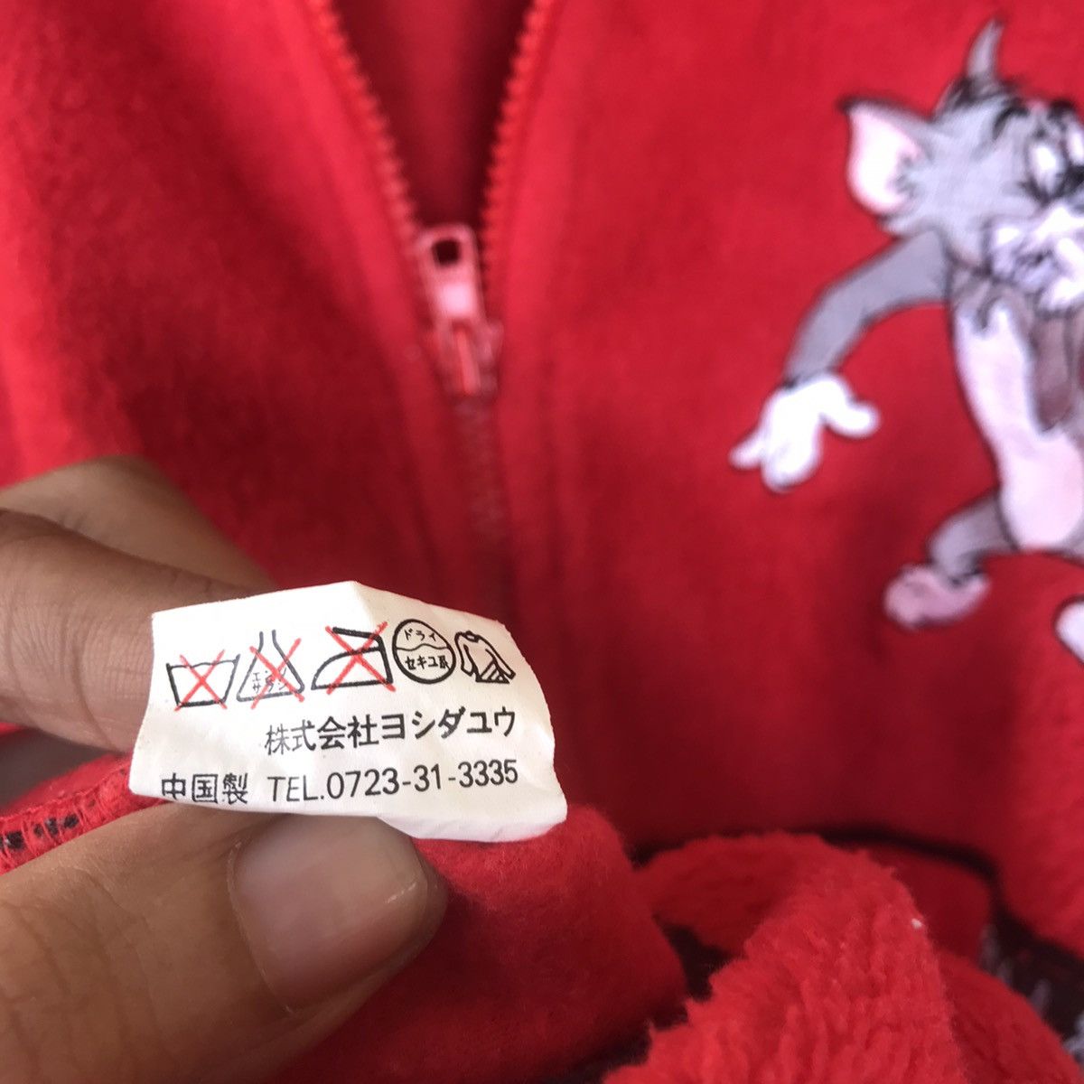 Cartoon Network × Japanese Brand Vintage Tom And Jerry Half Zip fleece Size US L / EU 52-54 / 3 - 5 Thumbnail