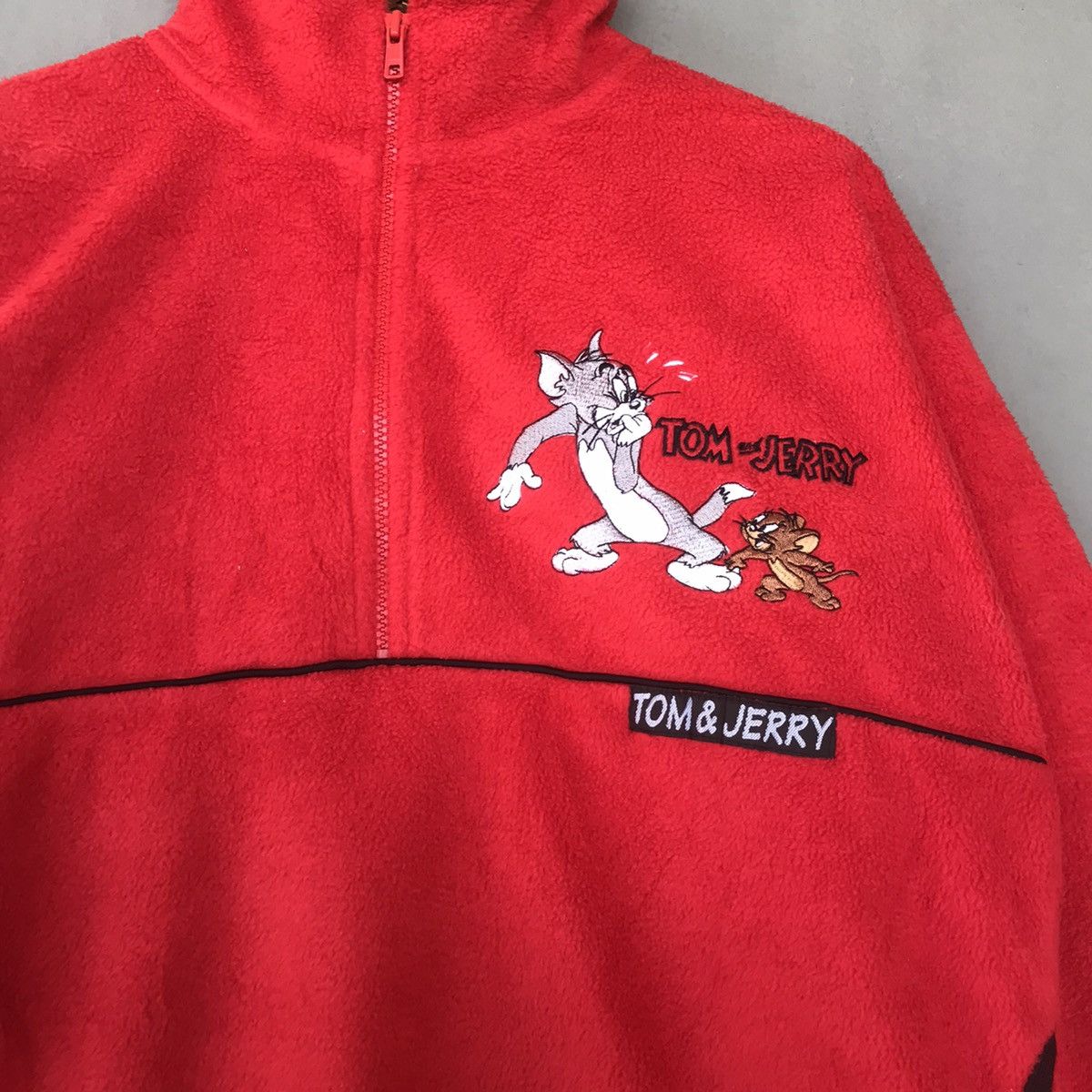 Cartoon Network × Japanese Brand Vintage Tom And Jerry Half Zip fleece Size US L / EU 52-54 / 3 - 2 Thumbnail