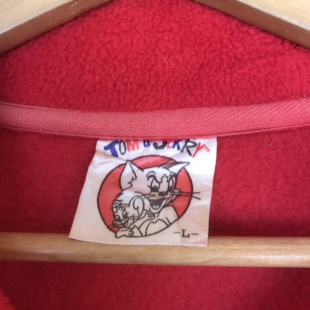 Cartoon Network × Japanese Brand Vintage Tom And Jerry Half Zip fleece Size US L / EU 52-54 / 3 - 4 Thumbnail