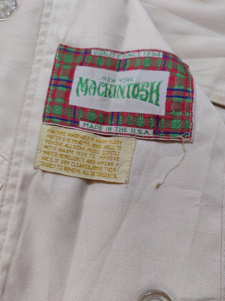Japanese Brand × Mackintosh × Vintage Vintage Coat Mackintosh made in USA Size US M / EU 48-50 / 2 - 3 Thumbnail