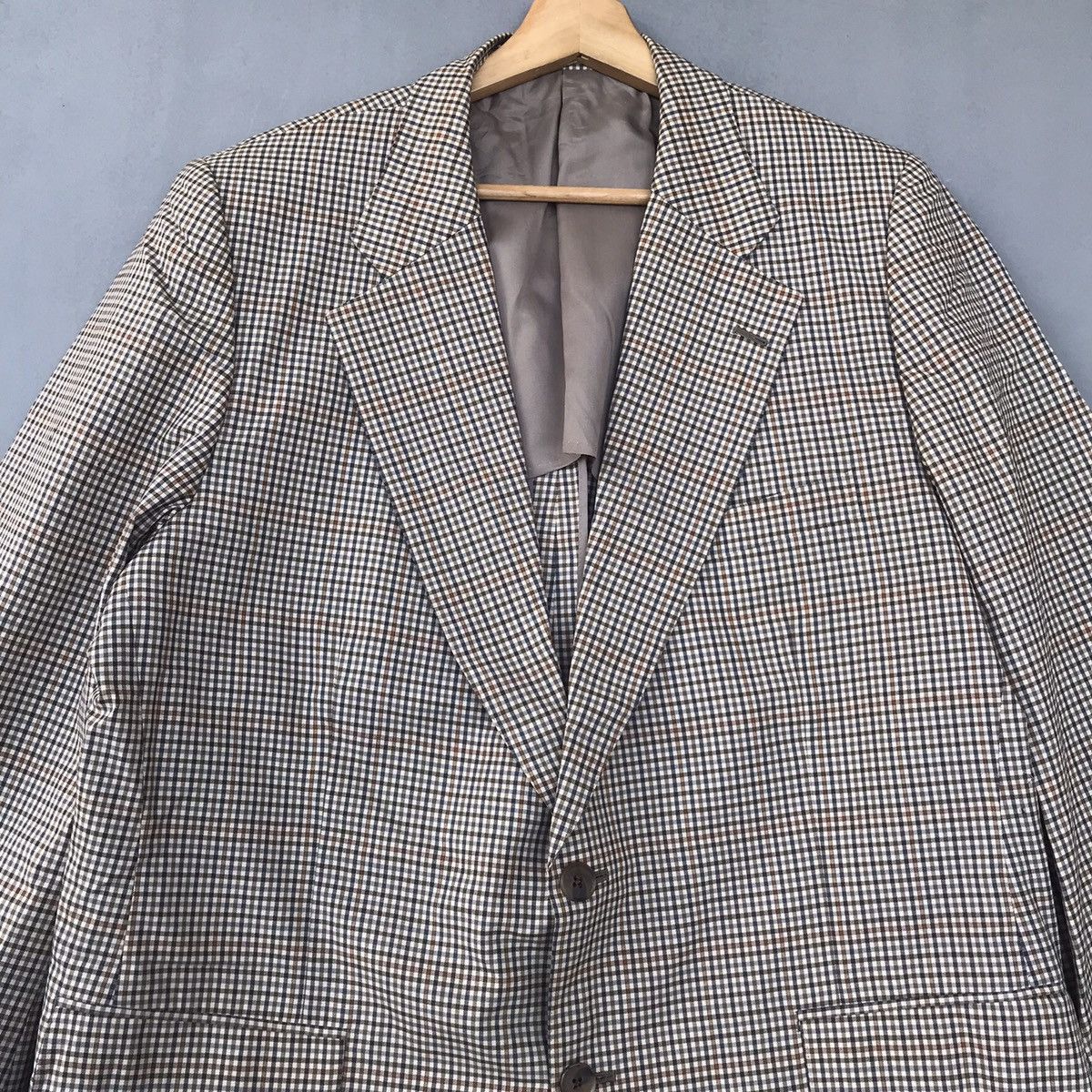 Aquascutum Vintage blazer Aquascutum gingnam pattern Size 38R - 2 Thumbnail
