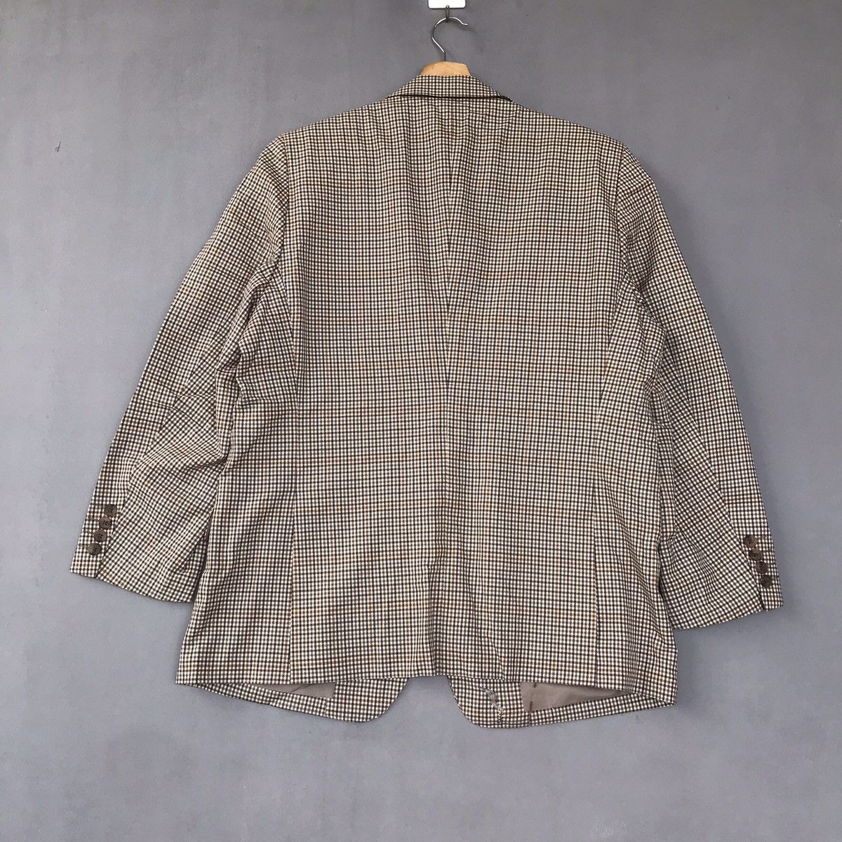 Aquascutum Vintage blazer Aquascutum gingnam pattern Size 38R - 7 Thumbnail