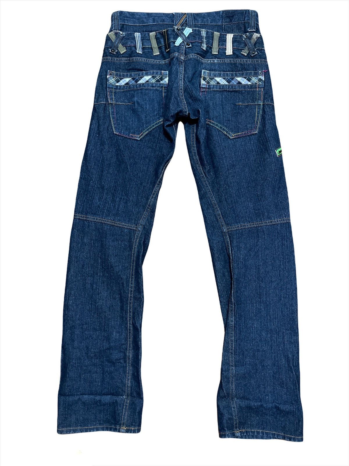 Designer × Japanese Brand × Seditionaries Japanese Brand Memory Special Double Waist Denim Jeans Size US 30 / EU 46 - 2 Thumbnail