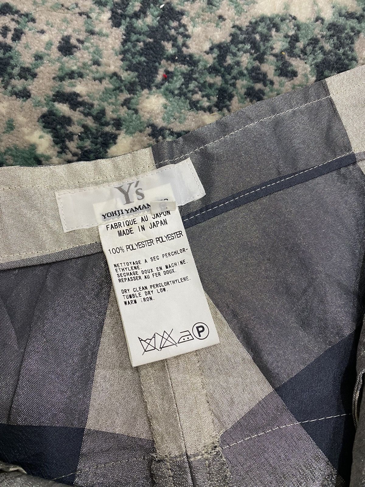 Yohji Yamamoto Y’s Yohji Yamamoto Plaid Checkered Pant Size US 29 - 3 Thumbnail