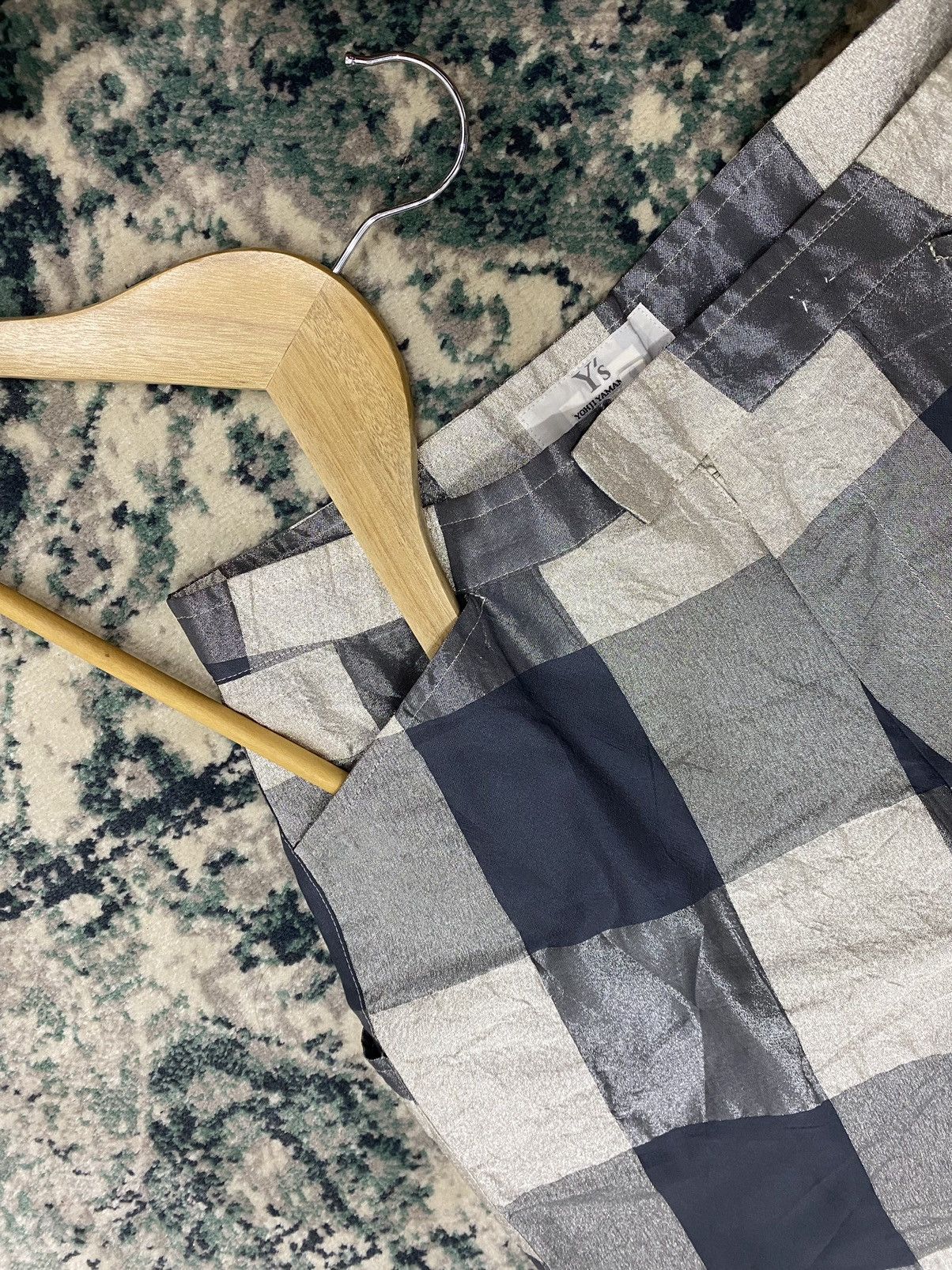 Yohji Yamamoto Y’s Yohji Yamamoto Plaid Checkered Pant Size US 29 - 10 Thumbnail