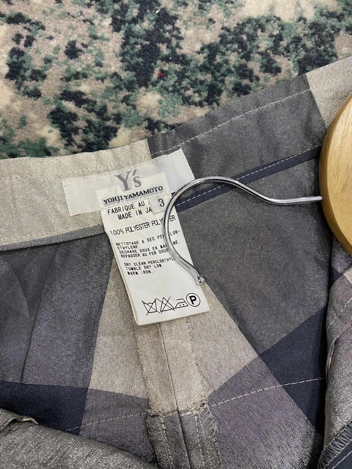 Yohji Yamamoto Y’s Yohji Yamamoto Plaid Checkered Pant Size US 29 - 8 Thumbnail