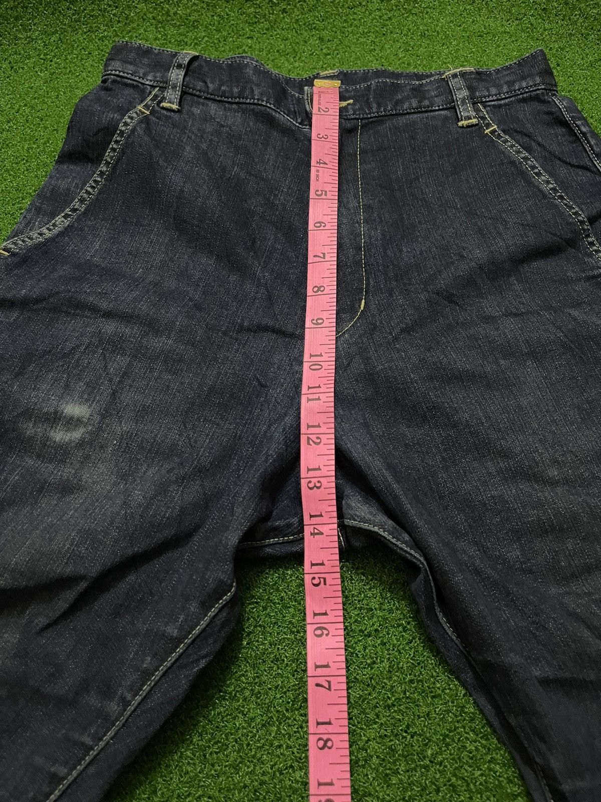 Issey Miyake × mercibeaucoup Mercibeaucoup by Issey miyake Low Crotch Denim Pants Size US 28 / EU 44 - 14 Thumbnail