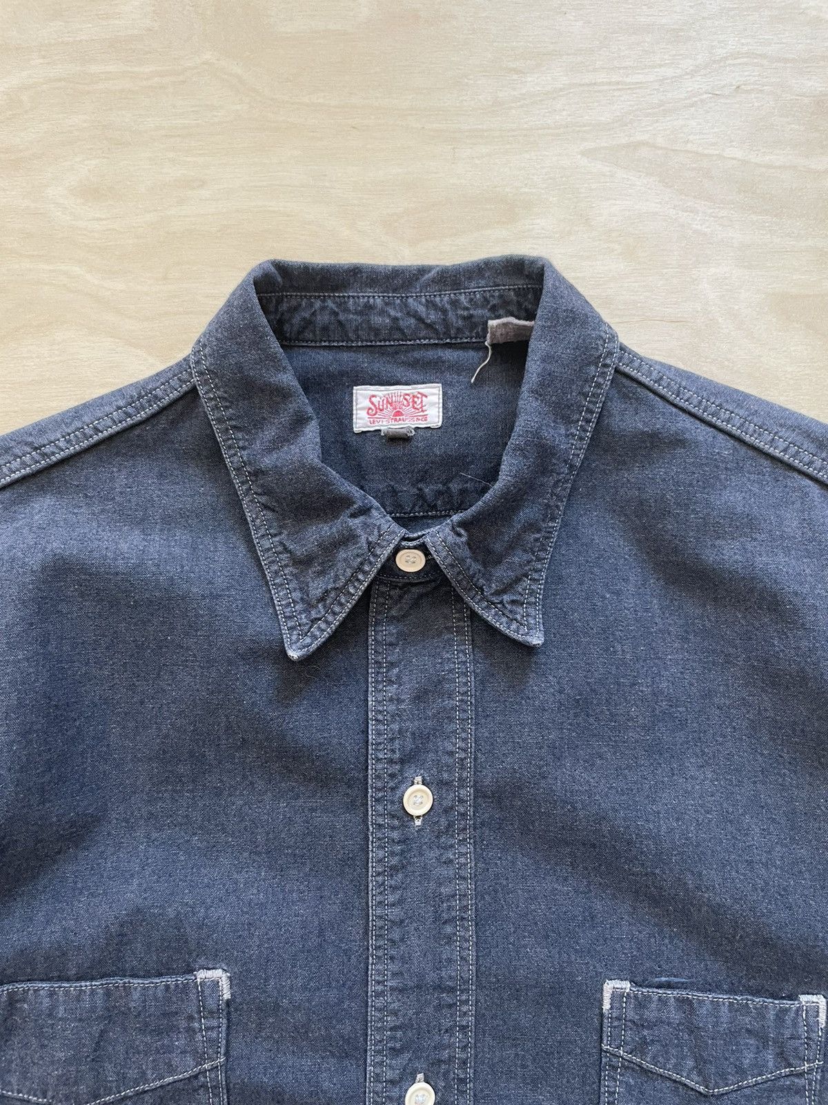 Levi's Vintage Clothing LVC Sunset Chambray Pocket Work