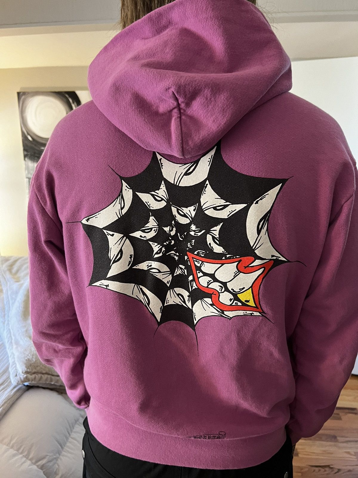 Chrome Hearts Chrome Hearts Matty Boy Spider Web Hoodie | Grailed