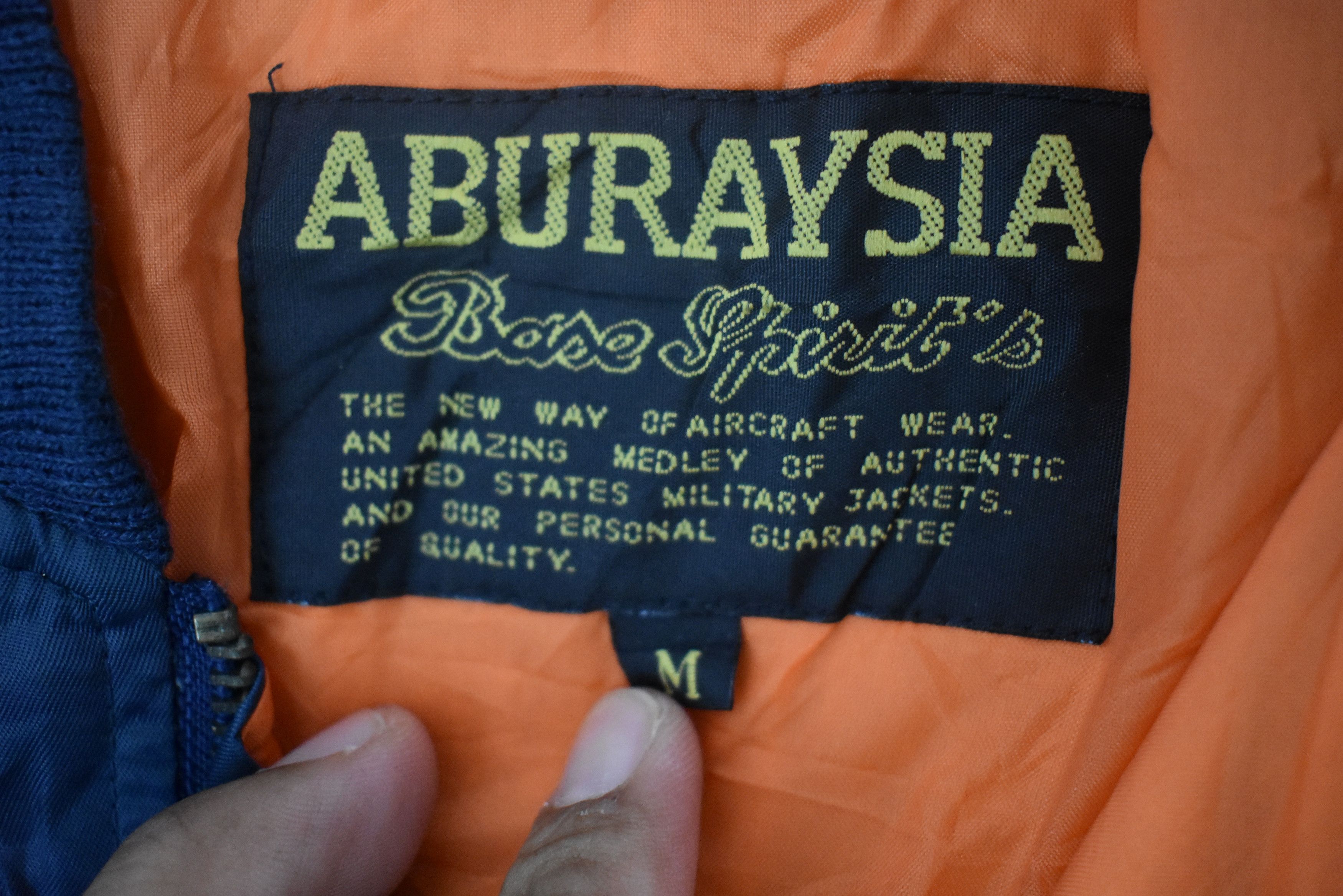 Japanese Brand × Vintage Vintage Aburaysia Bomber Jacket Air Force Size US M / EU 48-50 / 2 - 5 Thumbnail