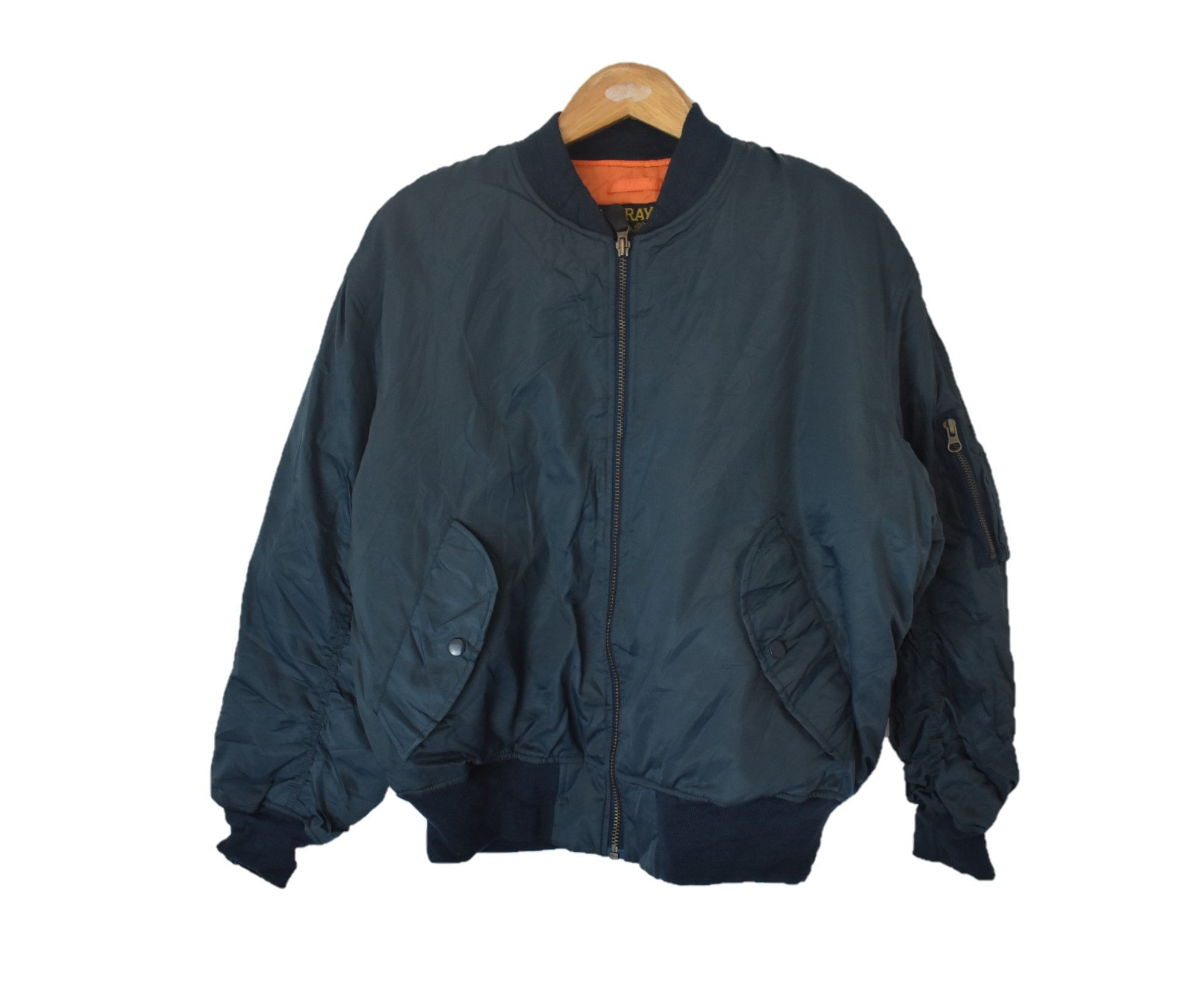 Japanese Brand × Vintage Vintage Aburaysia Bomber Jacket Air Force Size US M / EU 48-50 / 2 - 1 Thumbnail