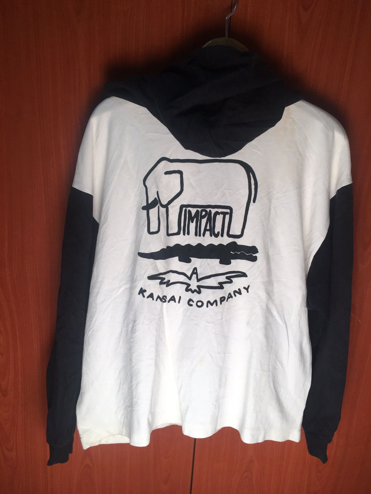 Japanese Brand × Kansai Yamamoto Kansai Yamamoto Hoodie Unique Design Size US L / EU 52-54 / 3 - 1 Thumbnail