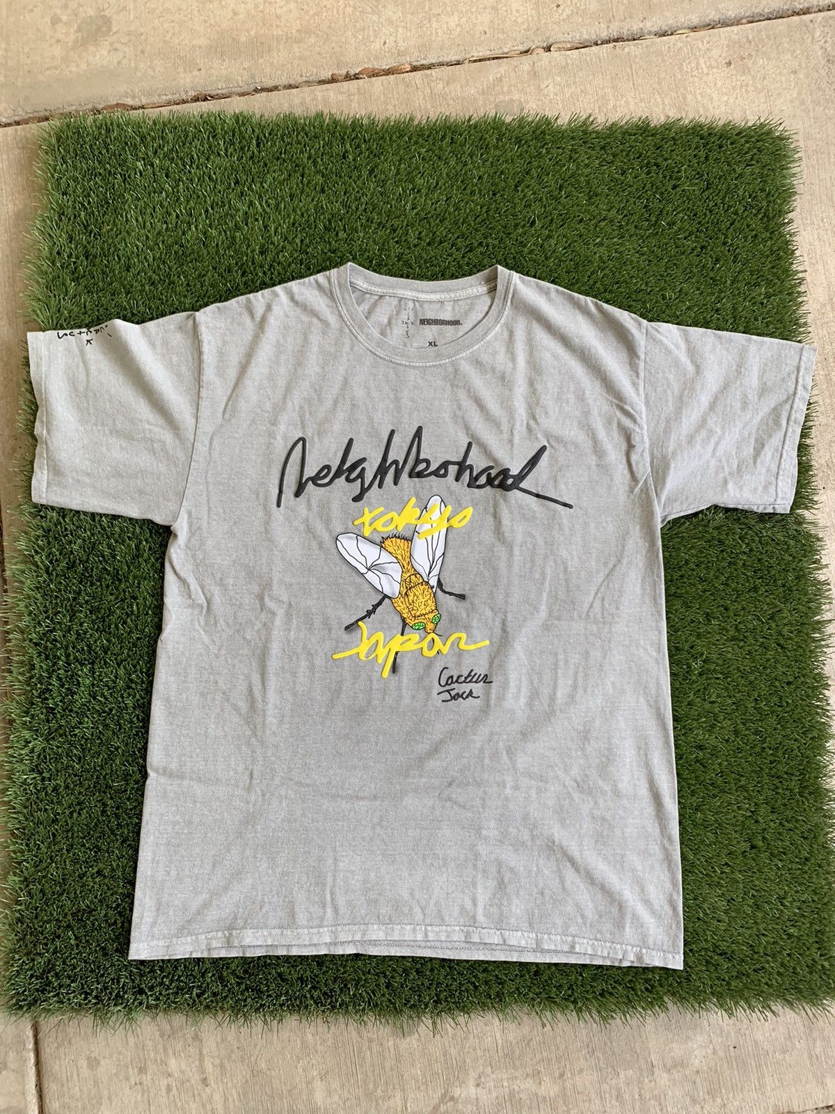 Travis Scott Travis Scott Cactus Jack x Neighborhood Carousel T-Shirt ...