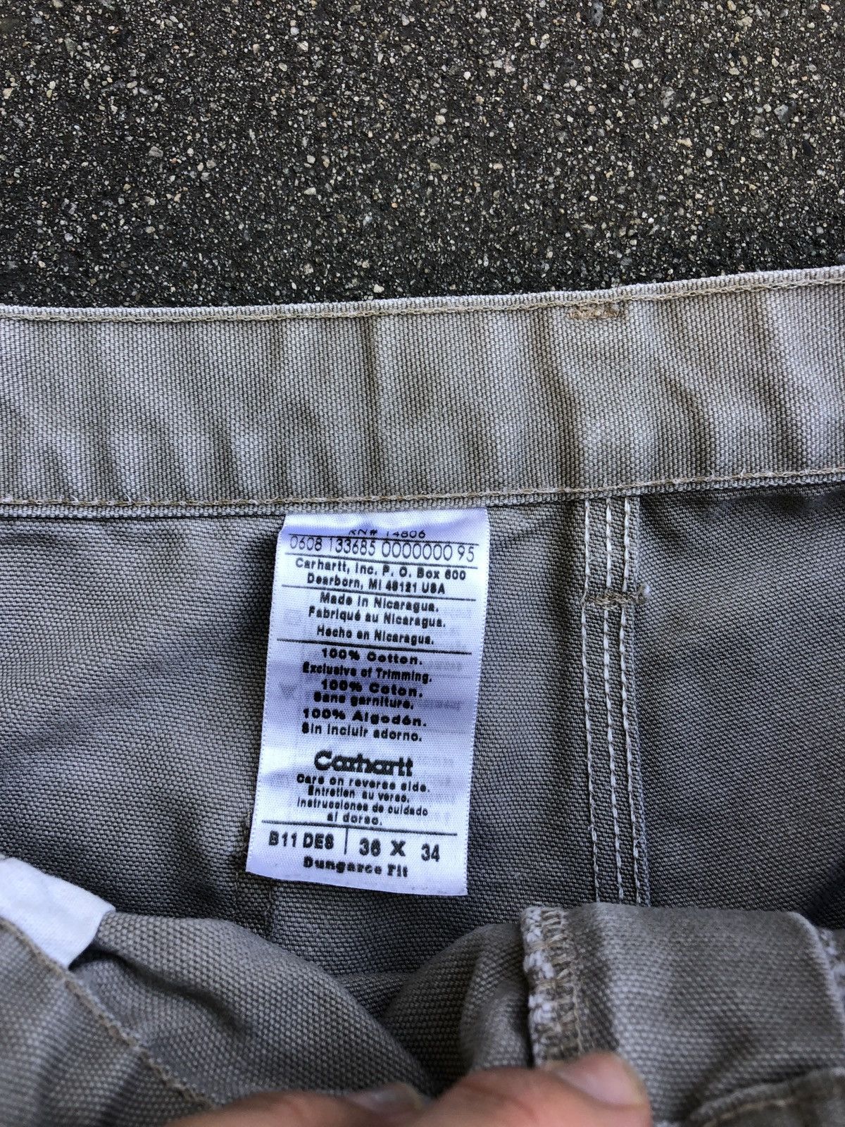 Carhartt Carhartt duck cotton cargo carpenter pants Size US 36 / EU 52 - 4 Thumbnail