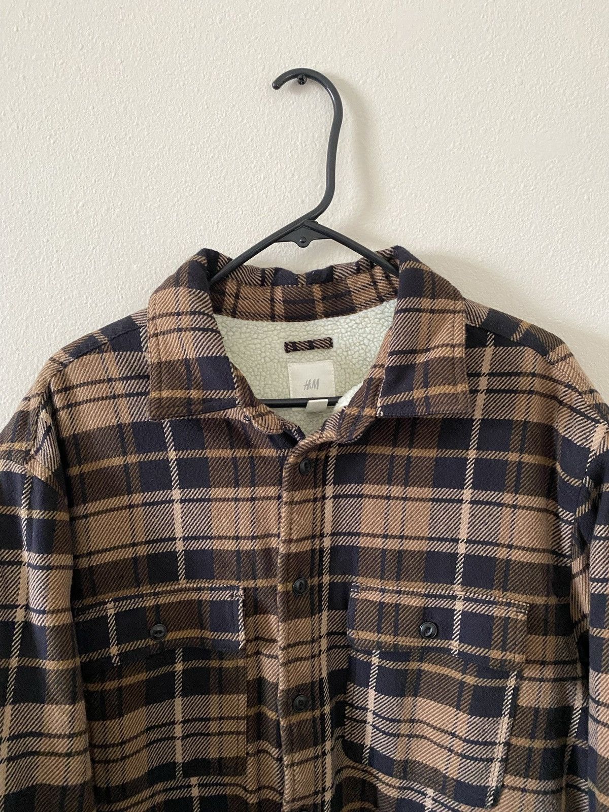 H&M H&M Faux Fur Lined Travis Scott Flannel Size US XL / EU 56 / 4 - 4 Thumbnail