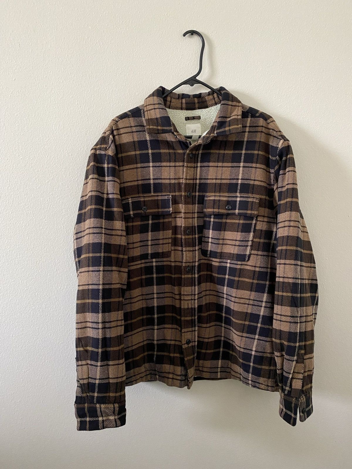 H&M H&M Faux Fur Lined Travis Scott Flannel Size US XL / EU 56 / 4 - 5 Thumbnail
