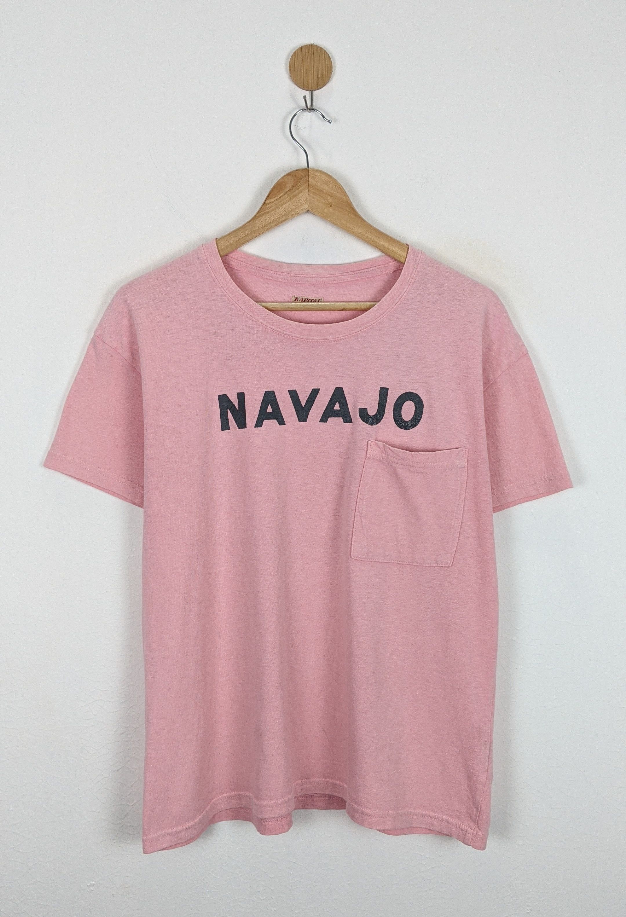 image of Kapital Navajo Pocket Shirt in Pink, Men's (Size Large)