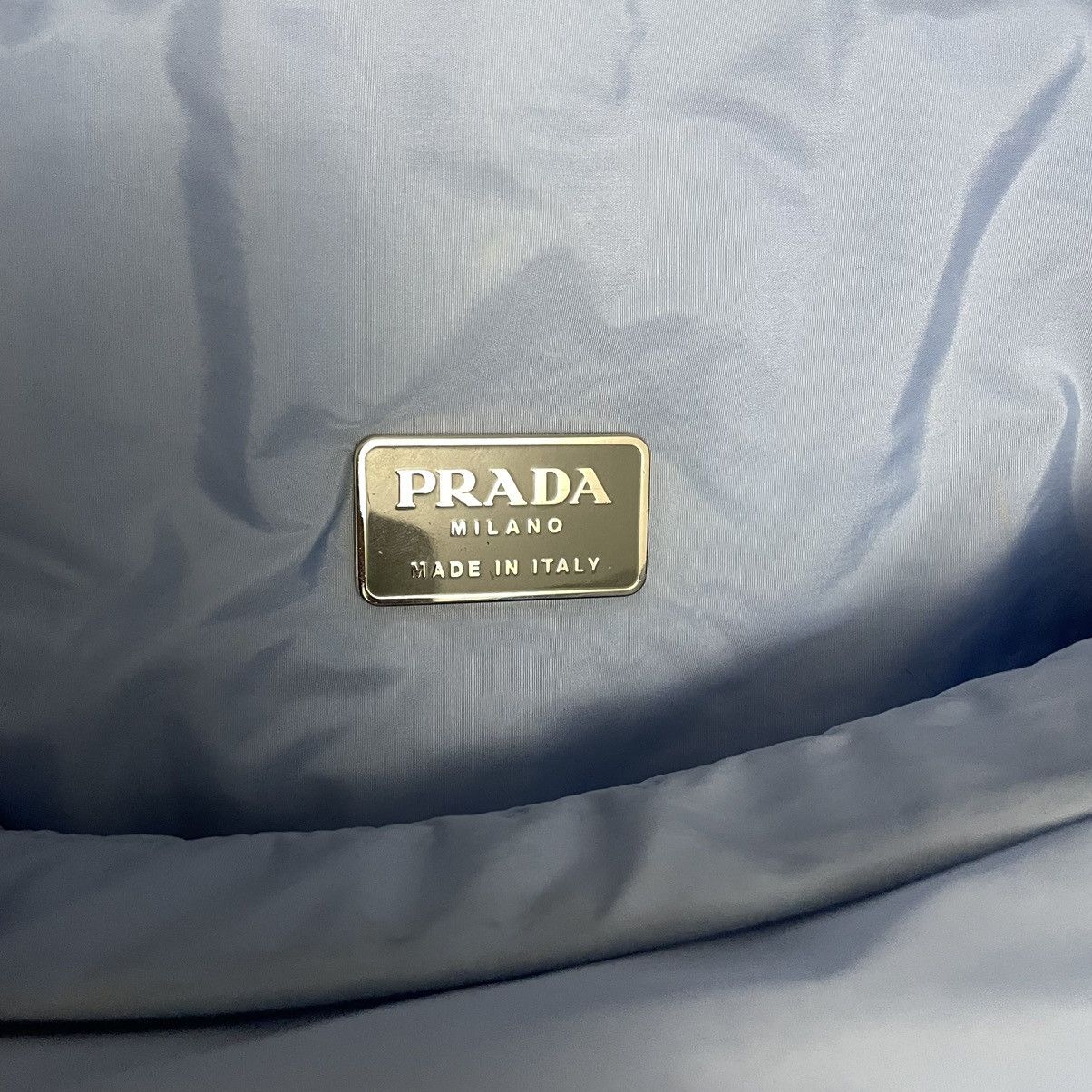 Prada Prada Light Blue Vintage Backpack Size ONE SIZE - 6 Thumbnail