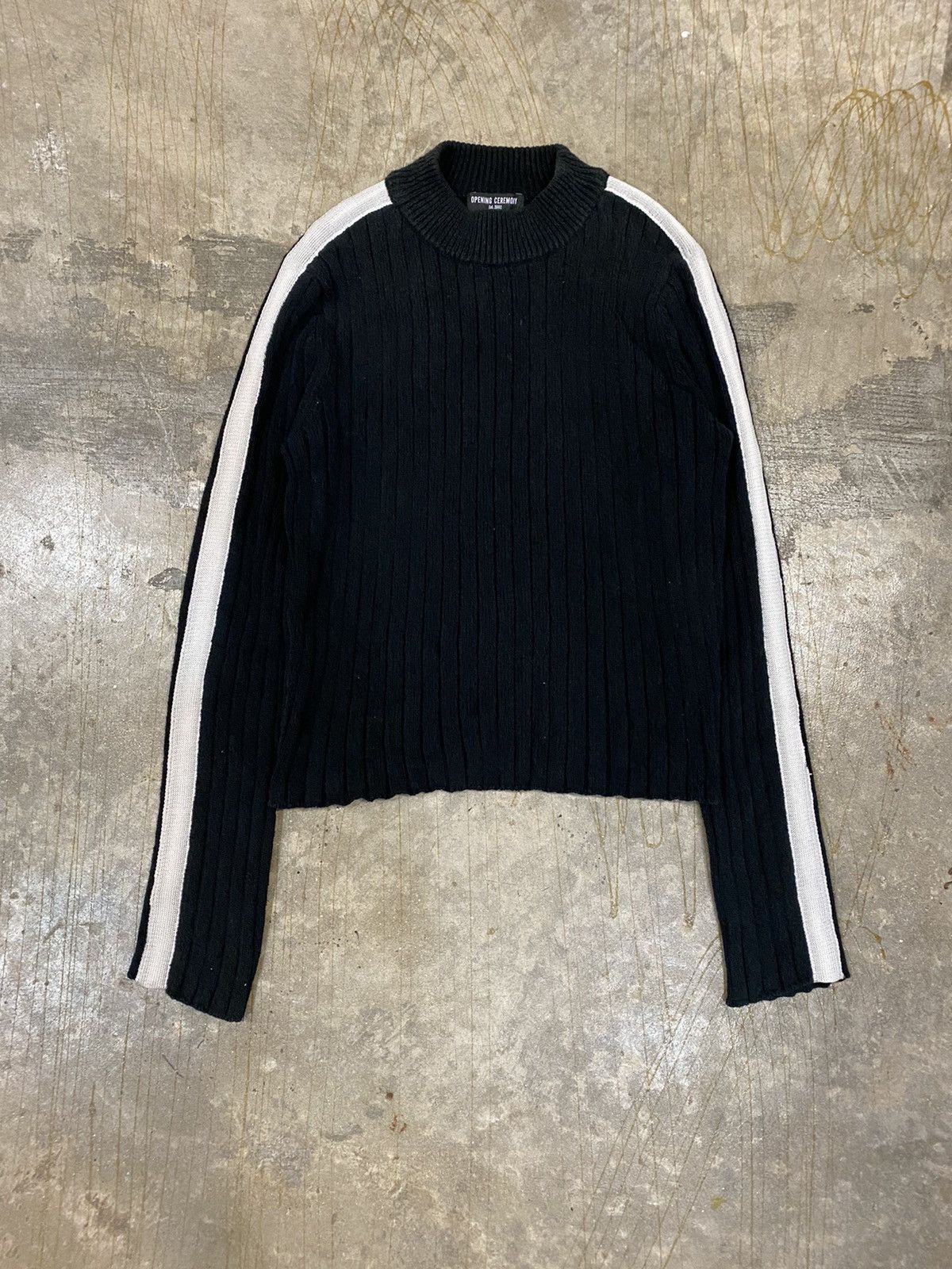 Japanese Brand × Opening Ceremony Opening Ceremony Crop knitwear white stripe body fit Size US S / EU 44-46 / 1 - 2 Thumbnail