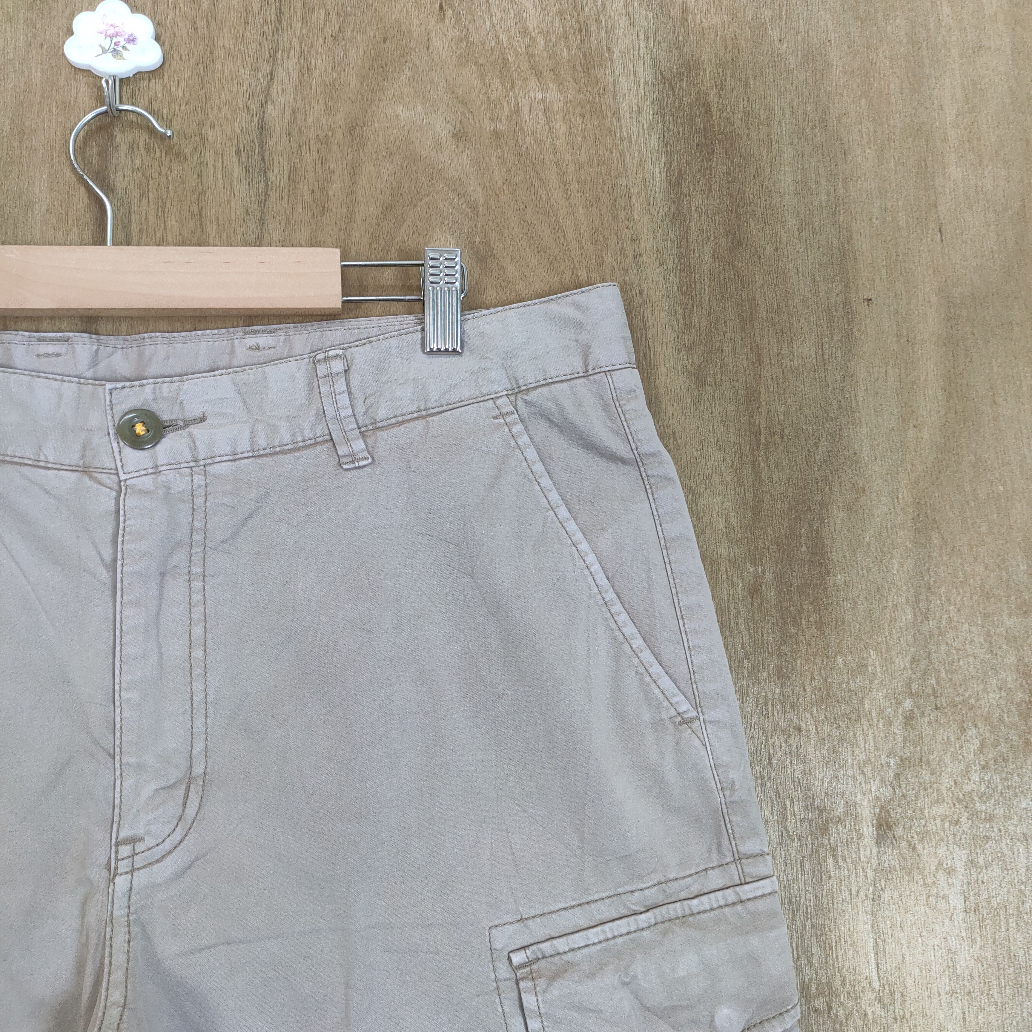 Japanese Brand × Vintage VINTAGE JAPANESE BRAND FADED CARGO PANTS Size US 34 / EU 50 - 6 Thumbnail