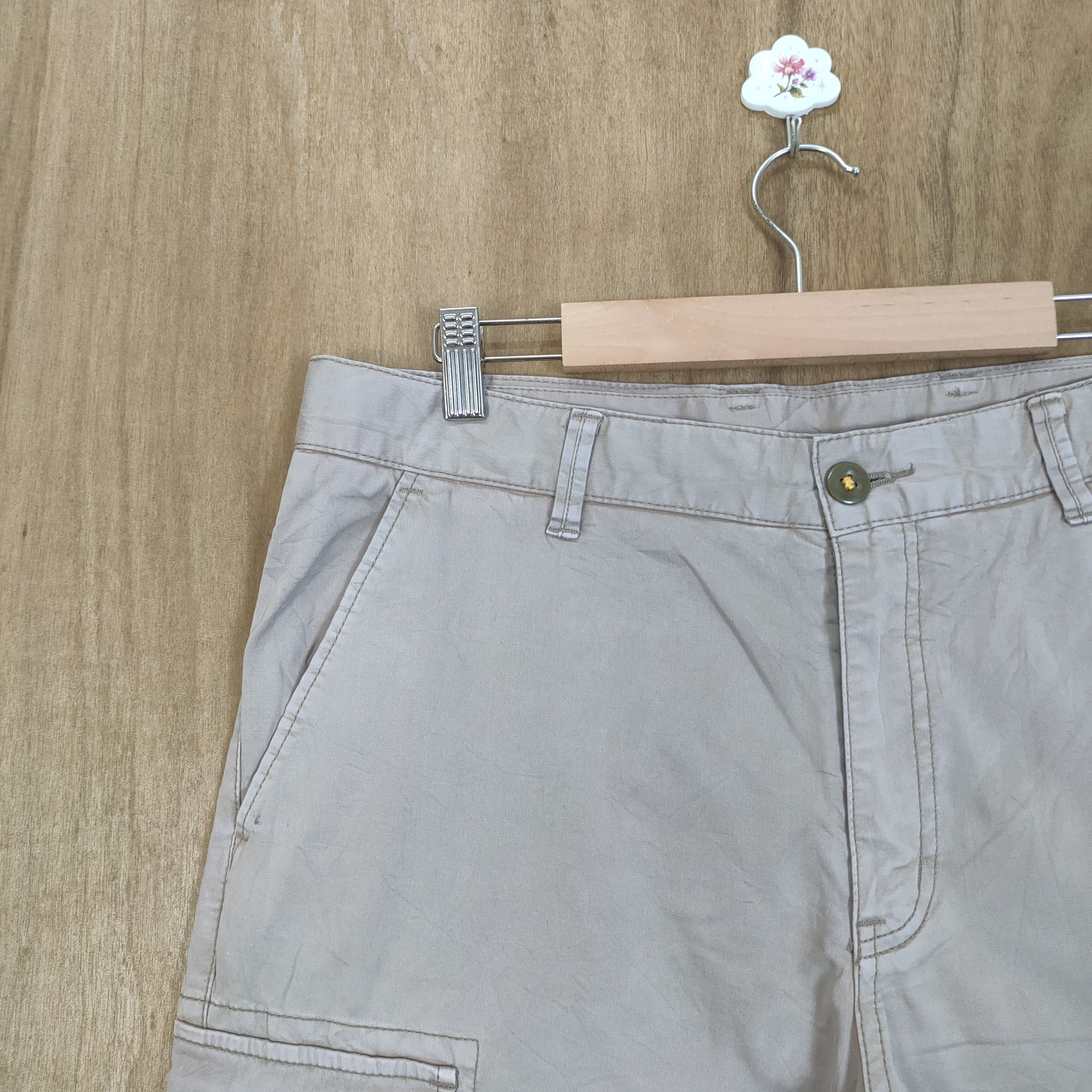 Japanese Brand × Vintage VINTAGE JAPANESE BRAND FADED CARGO PANTS Size US 34 / EU 50 - 5 Thumbnail