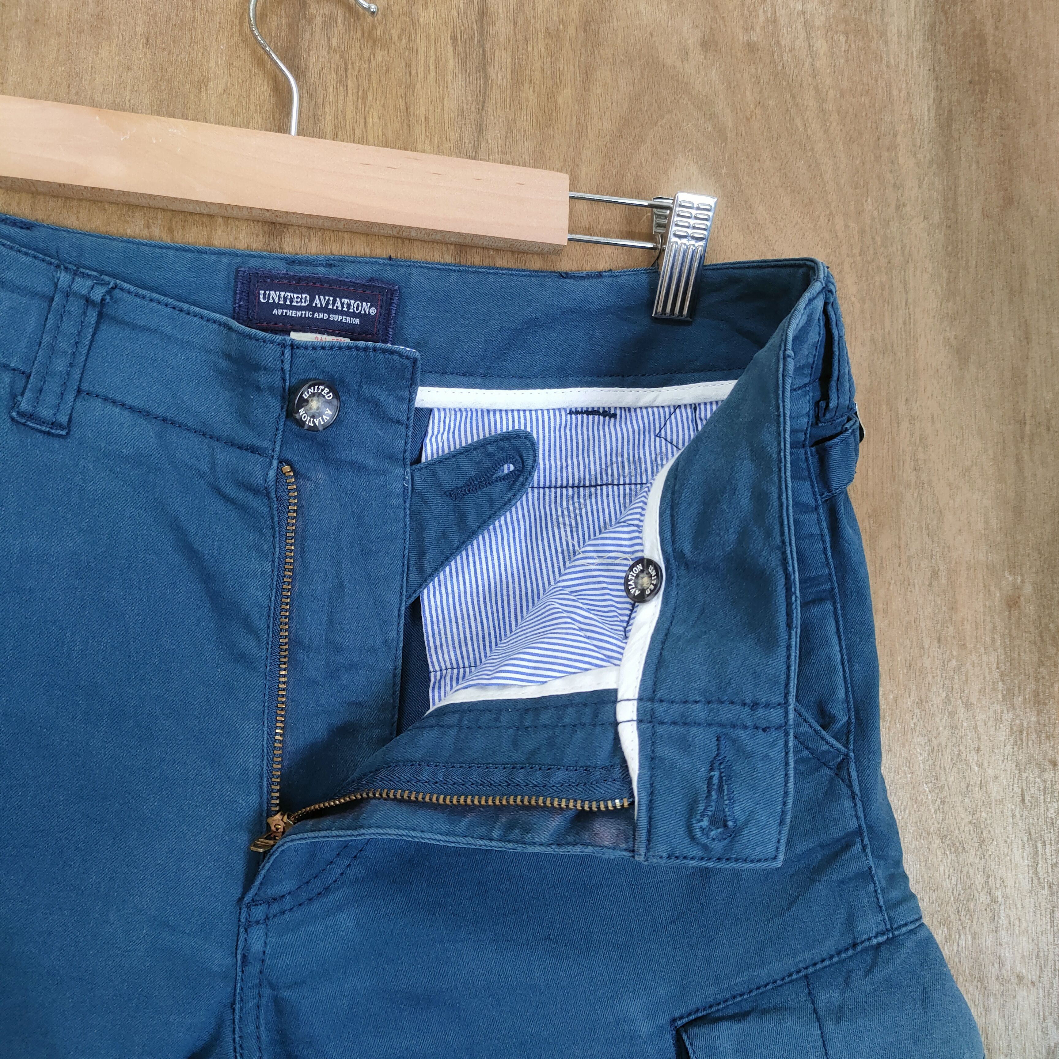 Japanese Brand UNITED AVITION CARGO PANTS SKINNY STYLE Size US 31 - 12 Thumbnail