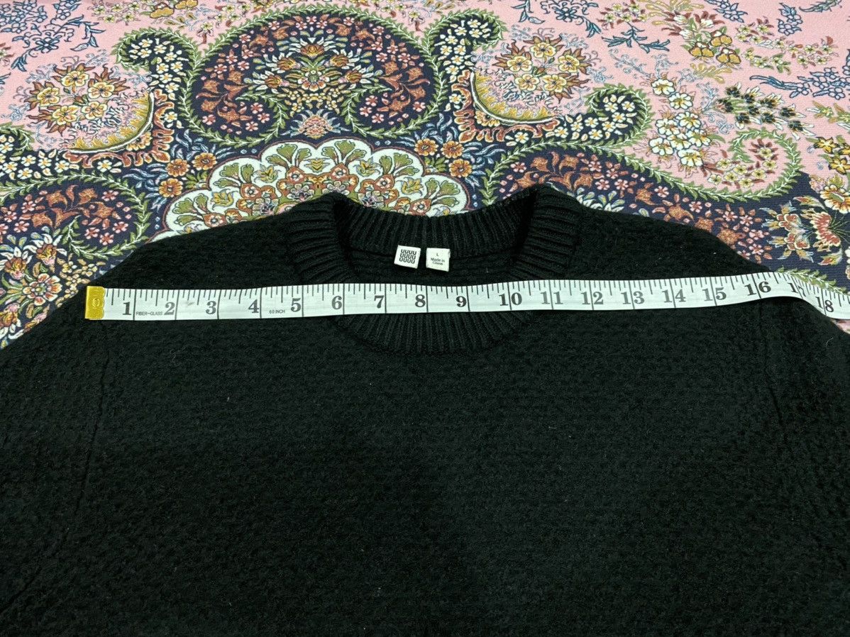 Christophe Lemaire × Uniqlo Uniqlo x Lemaire Wool Black Sweater Pullover Size US M / EU 48-50 / 2 - 15 Thumbnail