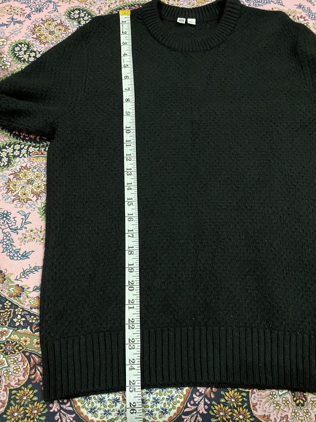 Christophe Lemaire × Uniqlo Uniqlo x Lemaire Wool Black Sweater Pullover Size US M / EU 48-50 / 2 - 13 Thumbnail