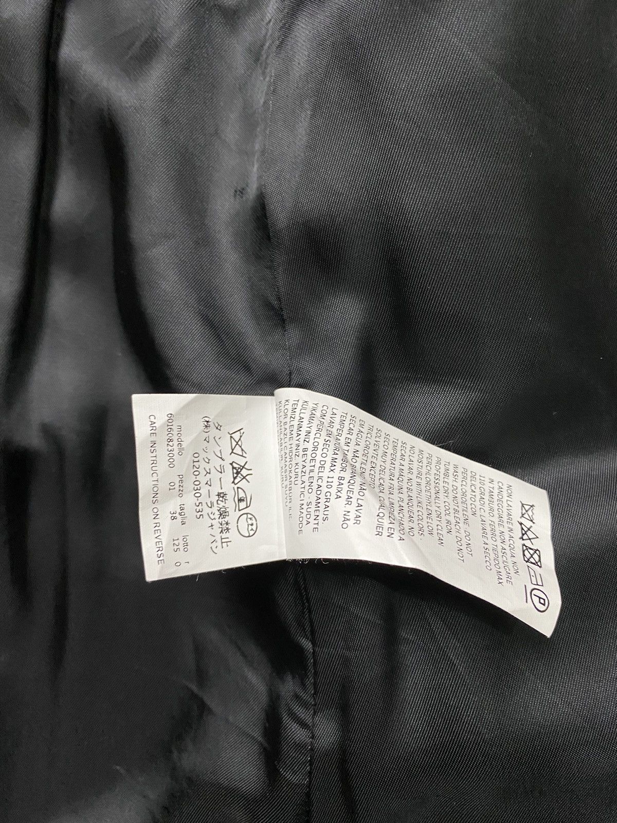 Max Mara Max Mara Studio Alpaca Virgin Wool Dark Grey Long Coat Size S / US 4 / IT 40 - 12 Thumbnail
