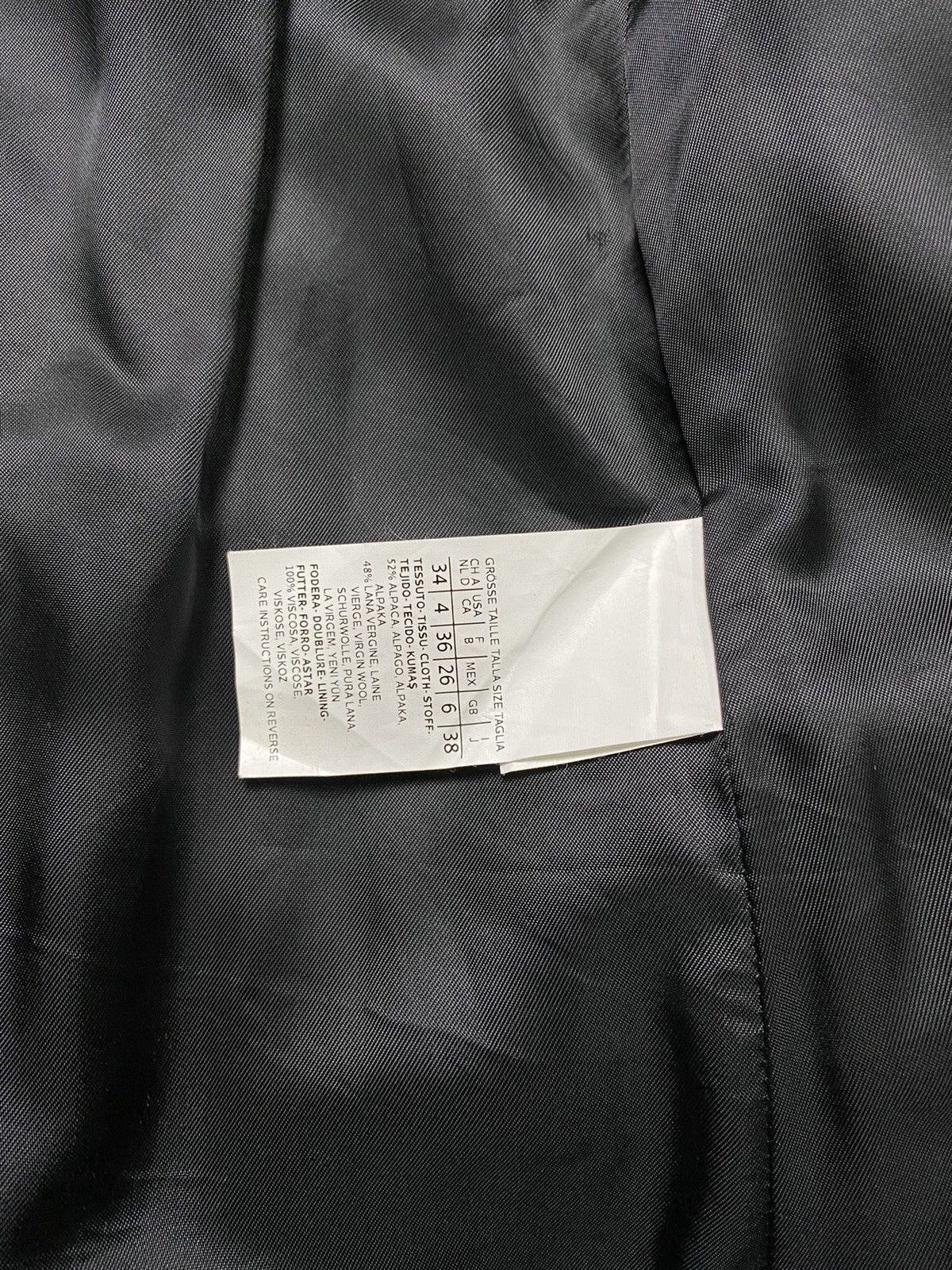 Max Mara Max Mara Studio Alpaca Virgin Wool Dark Grey Long Coat Size S / US 4 / IT 40 - 11 Thumbnail