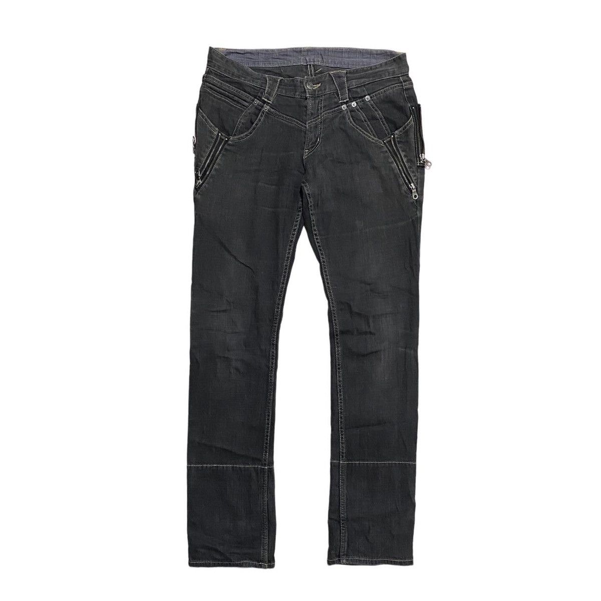Julius PPFM MULTIPLE ZIPPER DENIM JULIUS STYLE Size US 30 / EU 46 - 1 Thumbnail